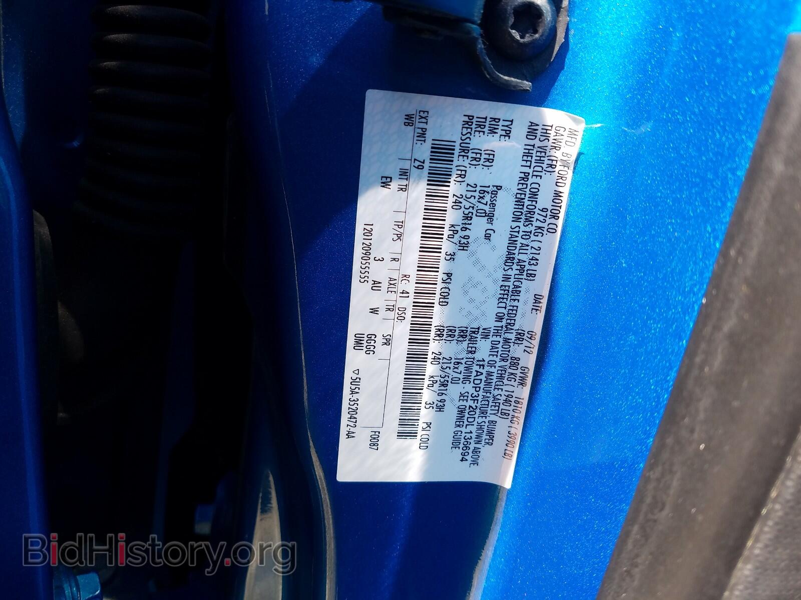 2013 FORD FOCUS - VIN: 1FADP3F20DL136694 - Photo 10