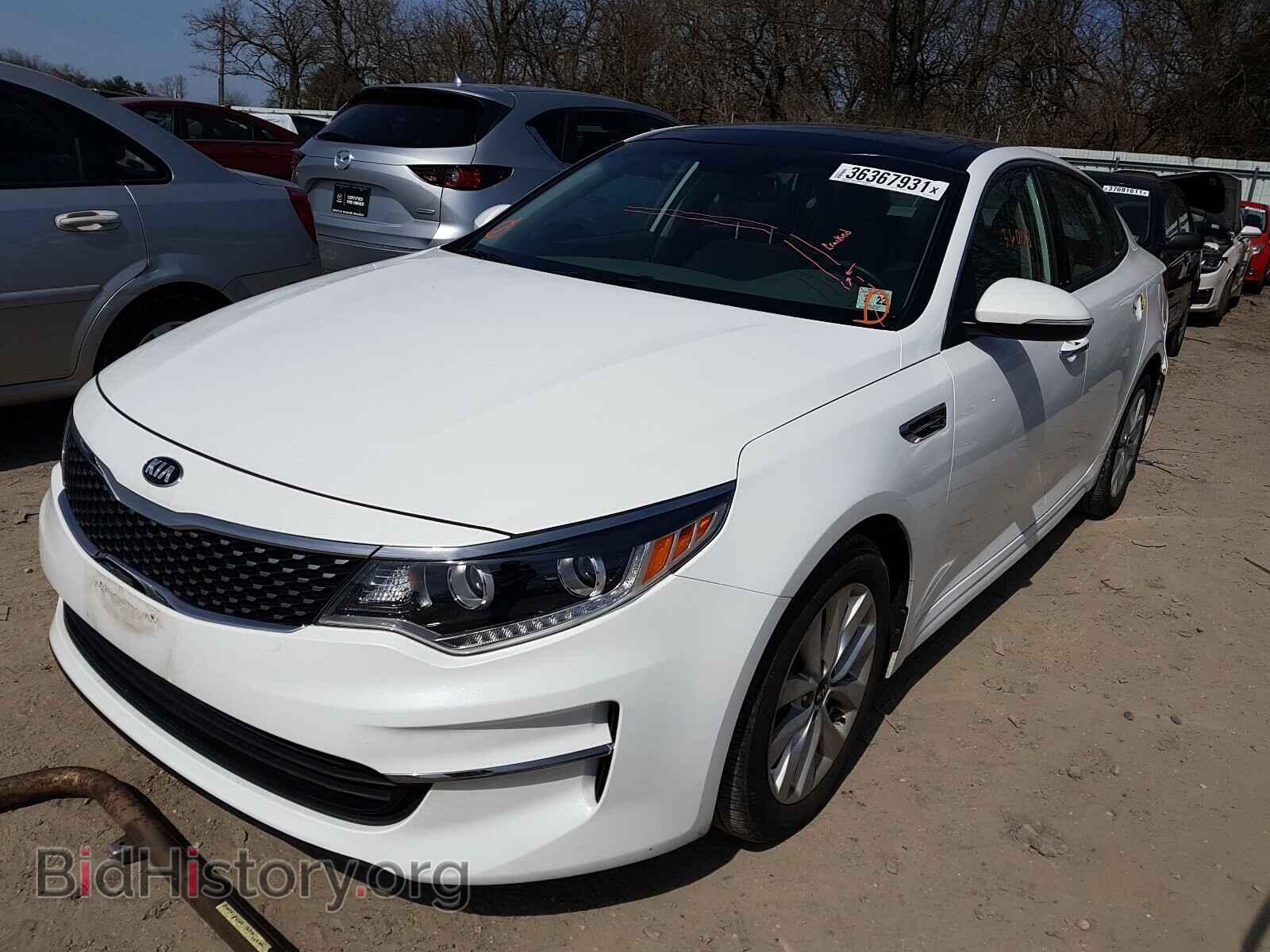 2016 KIA OPTIMA - VIN: 5XXGU4L32GG088929 - Фото 2