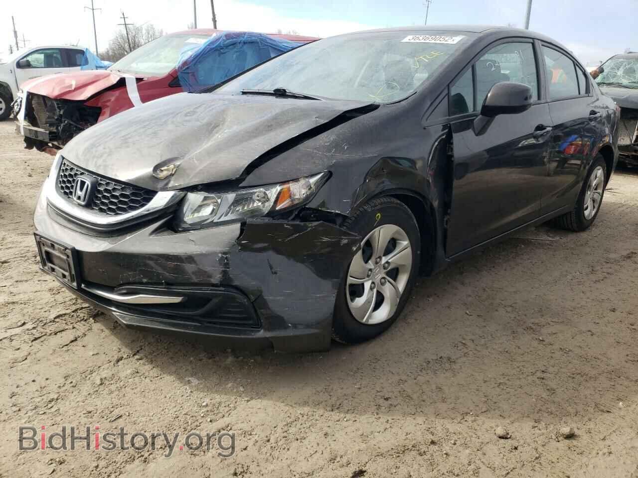 2013 HONDA CIVIC - VIN: 2HGFB2F51DH601102 - Фото 2