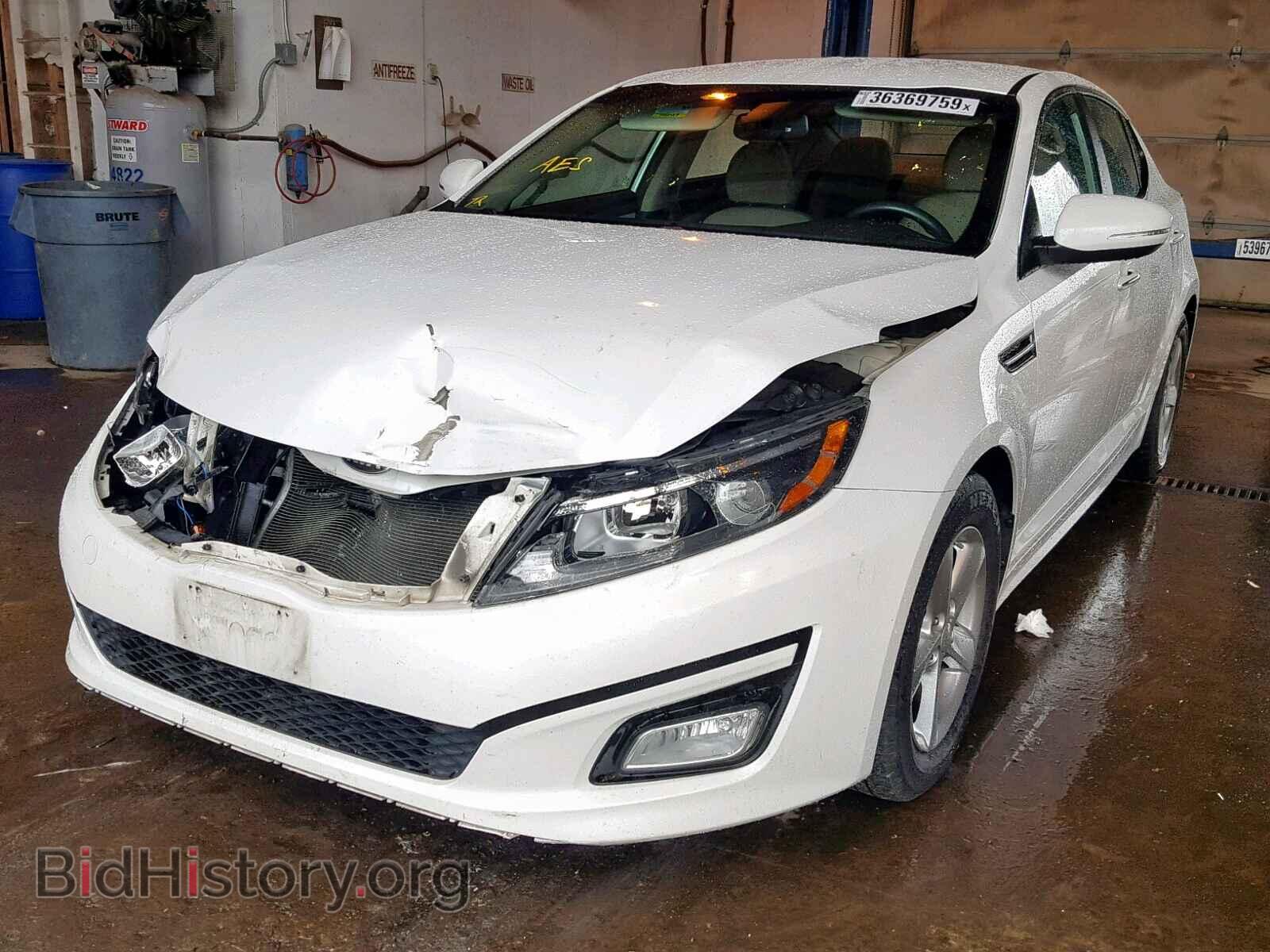 2014 KIA OPTIMA LX - VIN: KNAGM4A78E5507631 - Фото 2