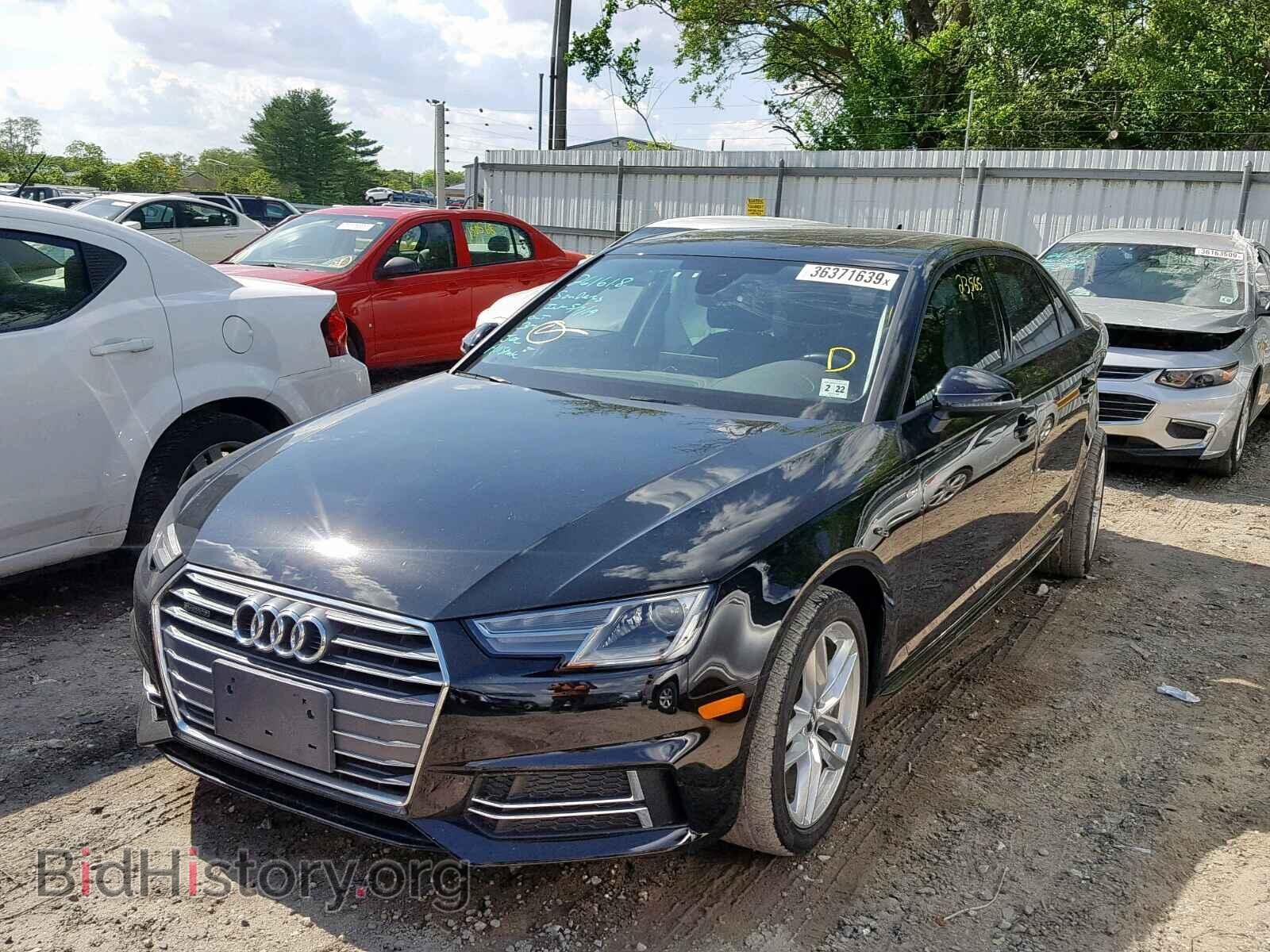 2017 AUDI A4 - VIN: WAUDNAF42HN050686 - Фото 2