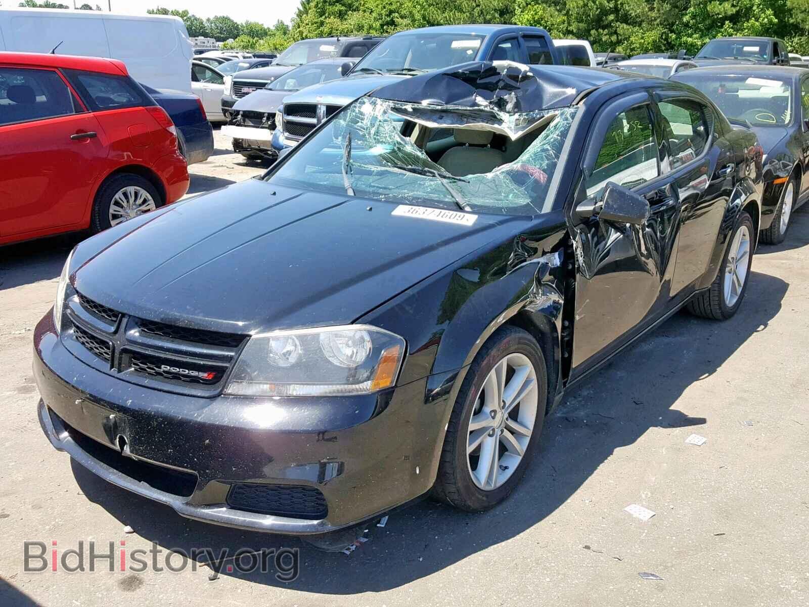 2014 DODGE AVENGER - VIN: 1C3CDZAB9EN160687 - Фото 2