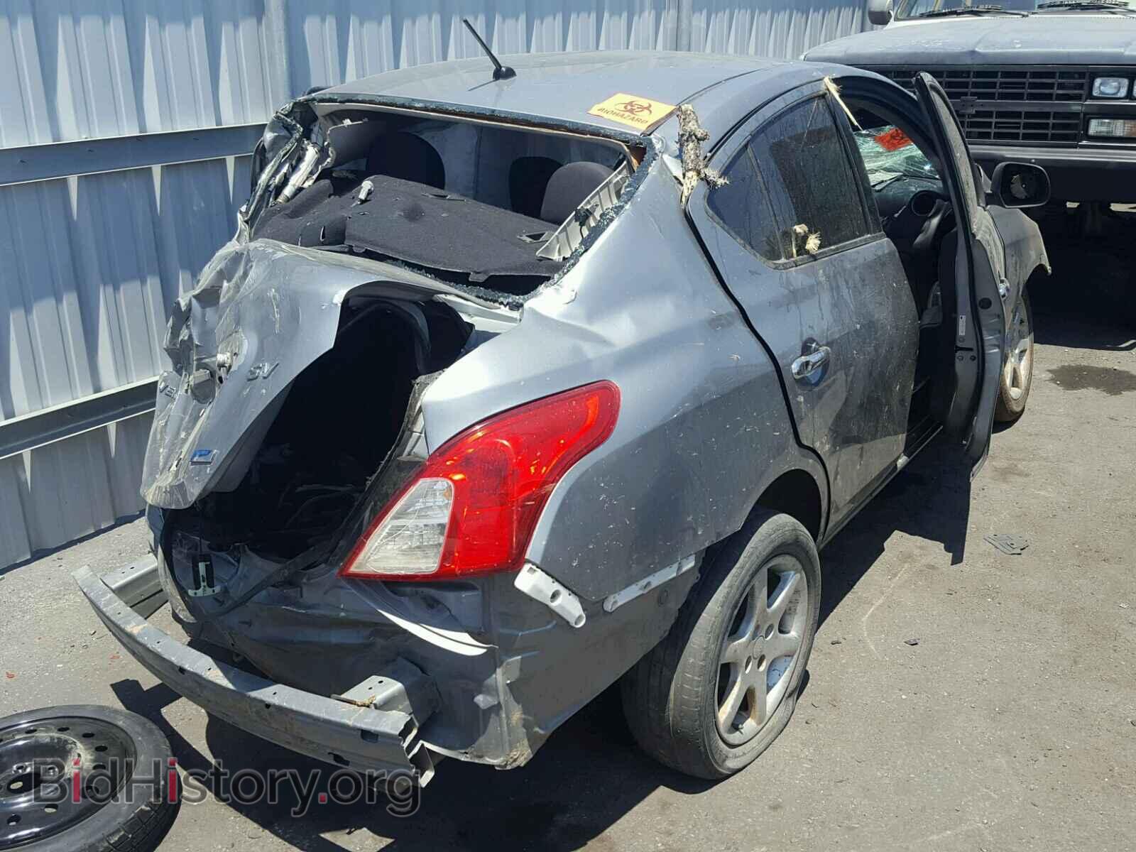 2012 NISSAN VERSA - VIN: 3N1CN7AP3CL901649 - Фото 4