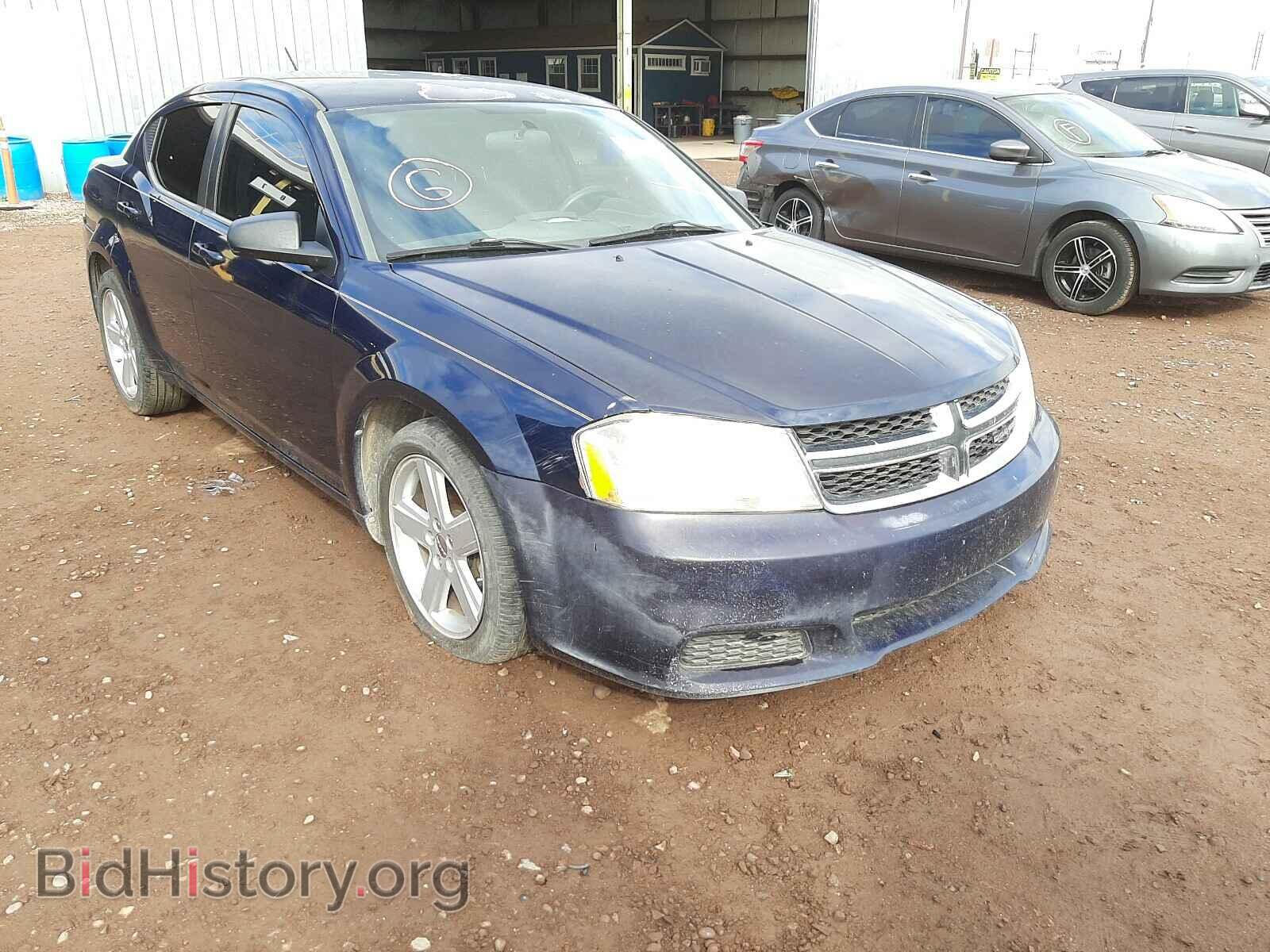 Фотография 1C3CDZAB1DN707062 - DODGE AVENGER 2013