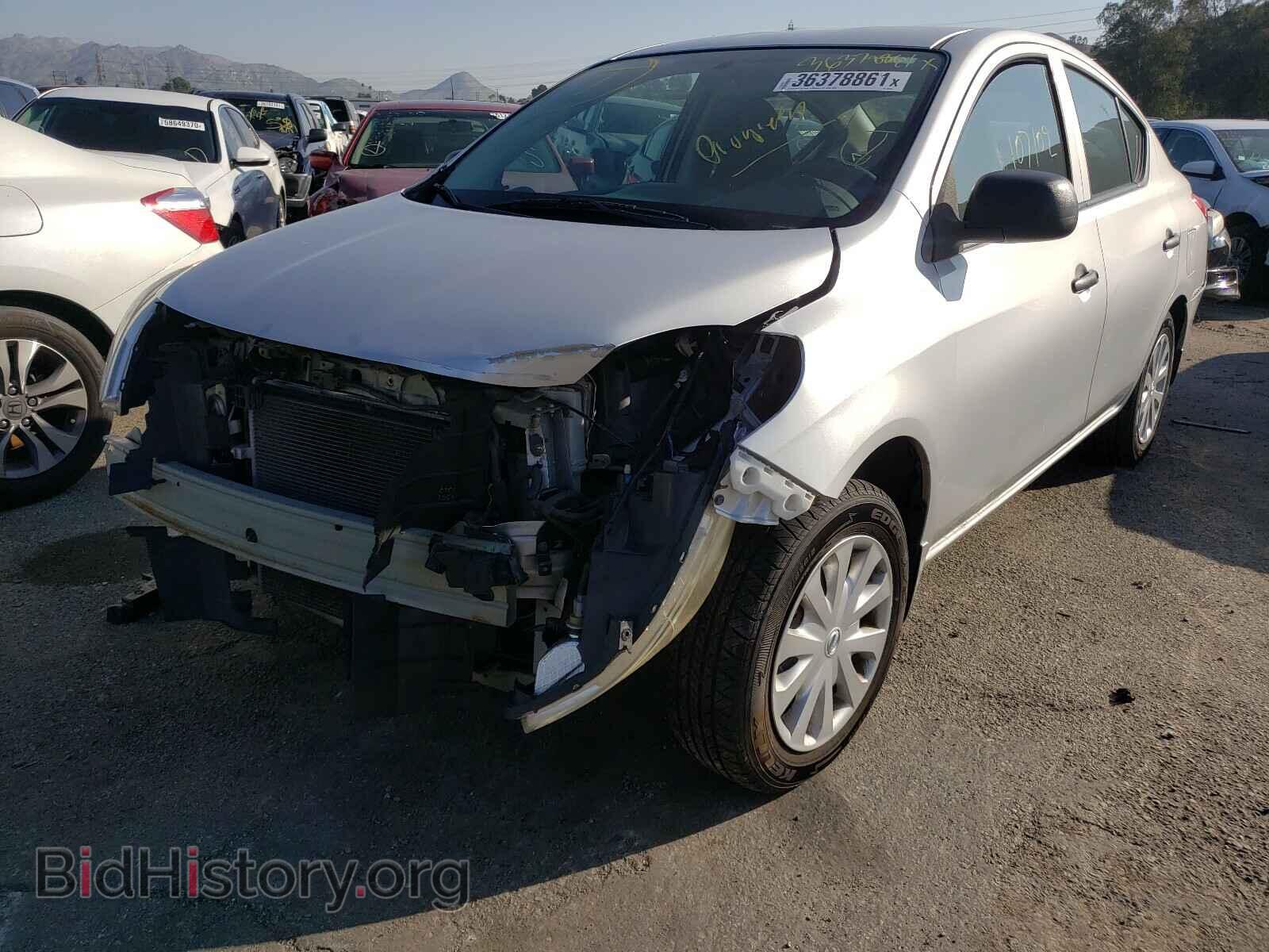 2014 NISSAN VERSA - VIN: 3N1CN7AP1EL850364 - Фото 2