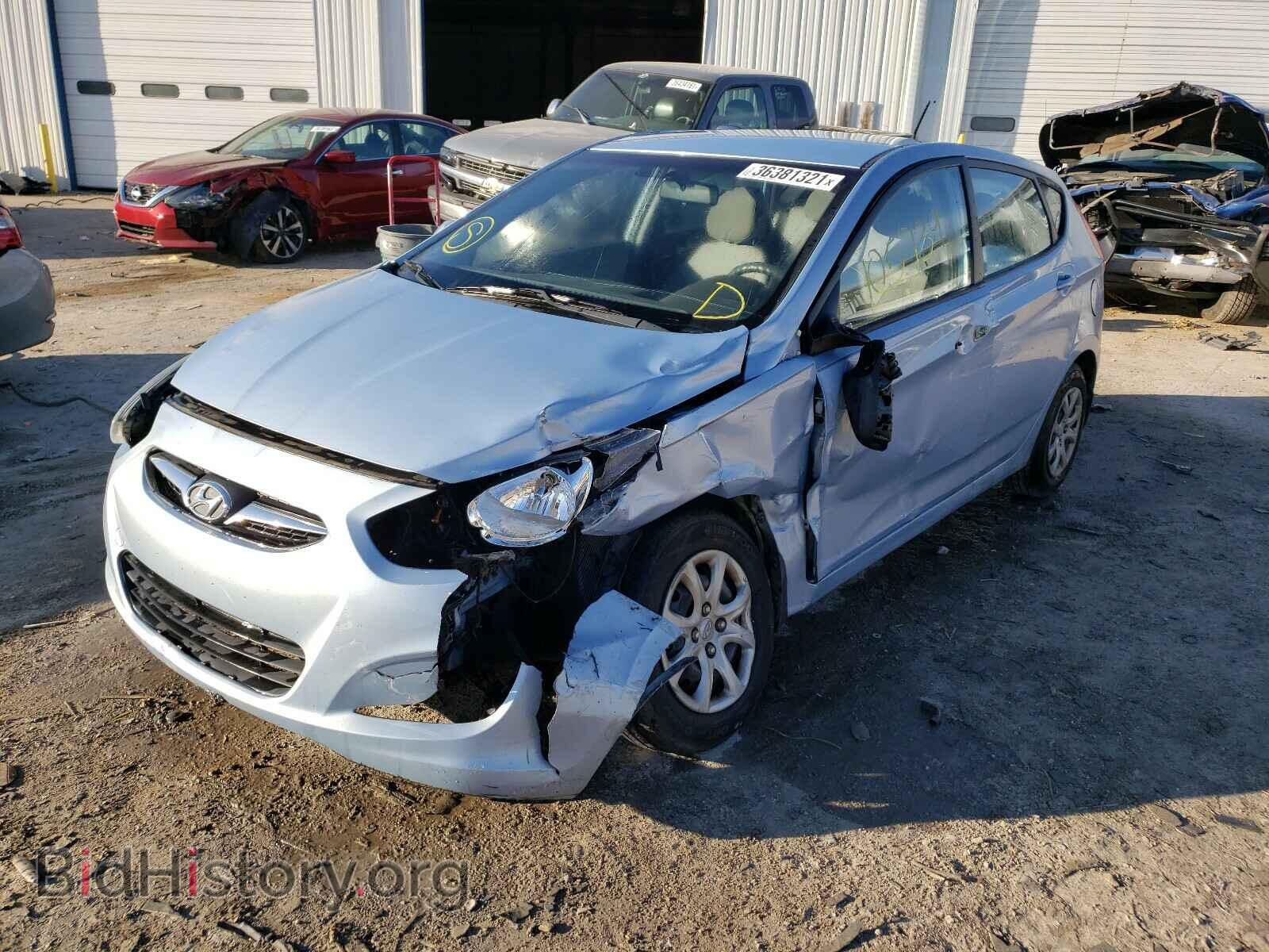 2012 HYUNDAI ACCENT - VIN: KMHCT5AE2CU042383 - Фото 2