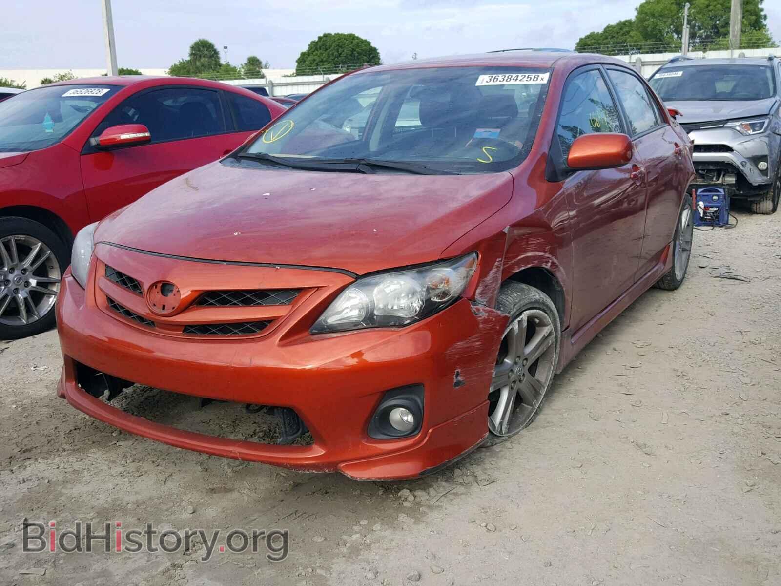 2013 TOYOTA COROLLA BA - VIN: 2T1BU4EEXDC091167 - Фото 2