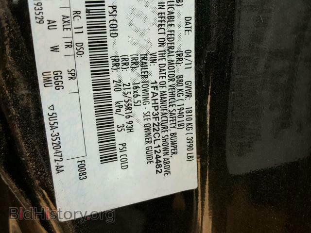 2012 FORD FOCUS SE - VIN: 1FAHP3F22CL124482 - Фото 10