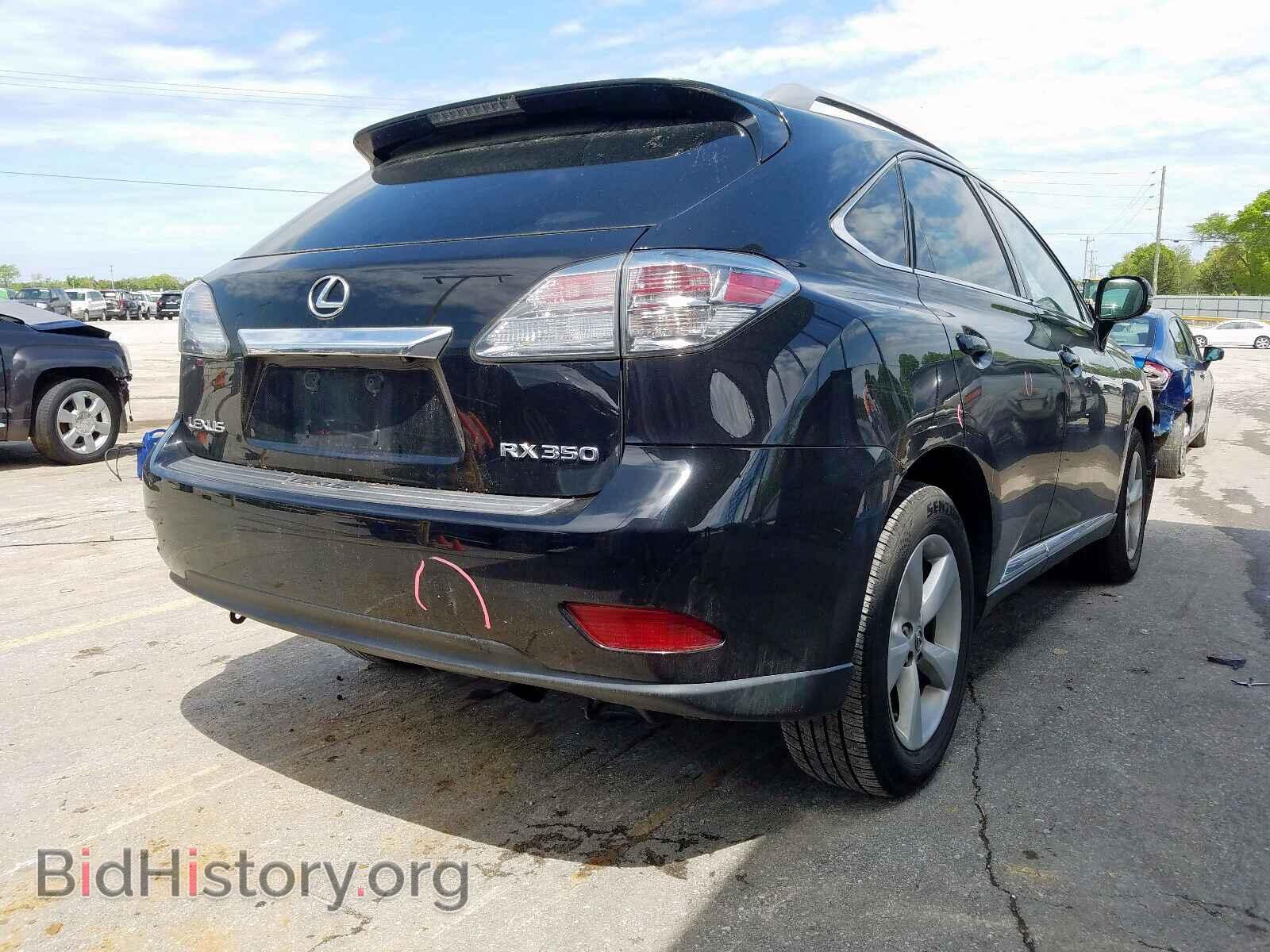 2010 LEXUS RX350 - VIN: 2T2BK1BA7AC019193 - Фото 4