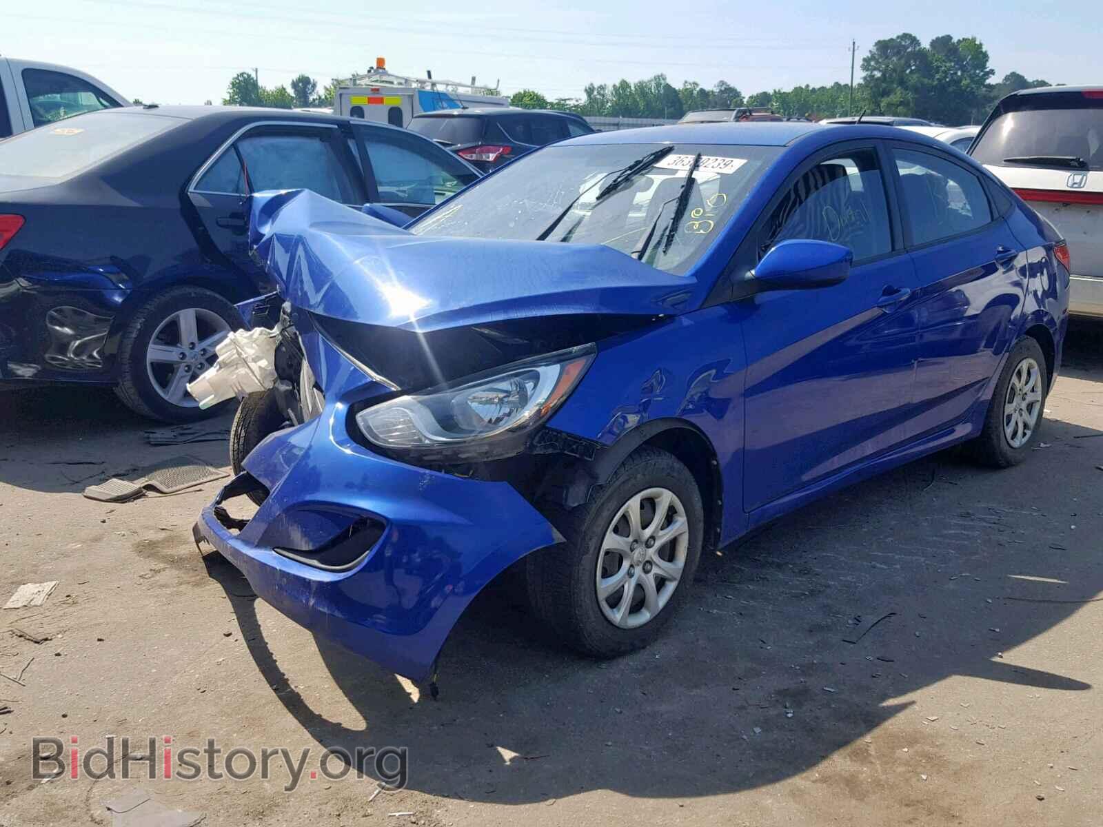 2014 HYUNDAI ACCENT - VIN: KMHCT4AE0EU682718 - Фото 2