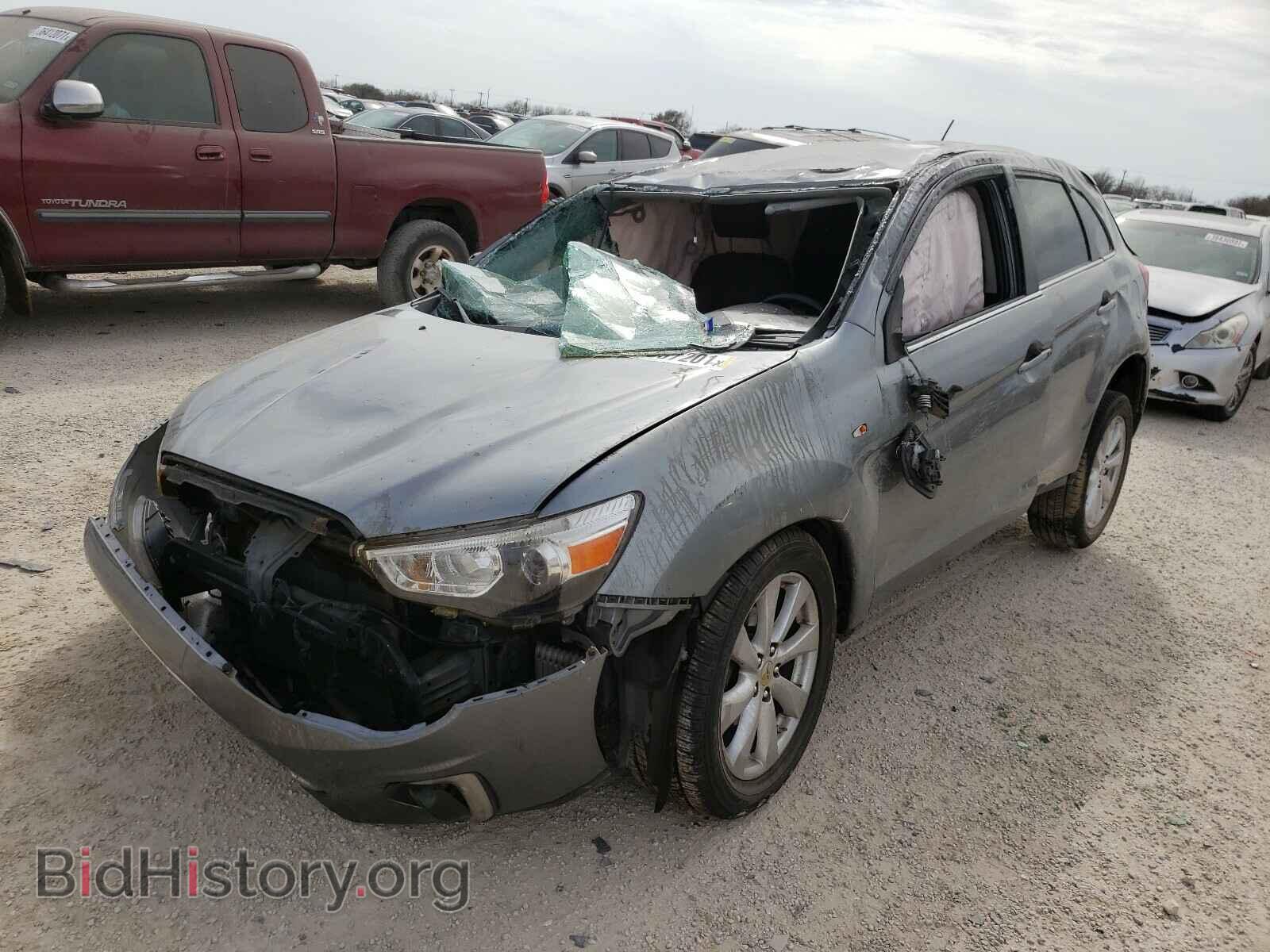 2015 MITSUBISHI OUTLANDER - VIN: 4A4AP4AU7FE014376 - Фото 2