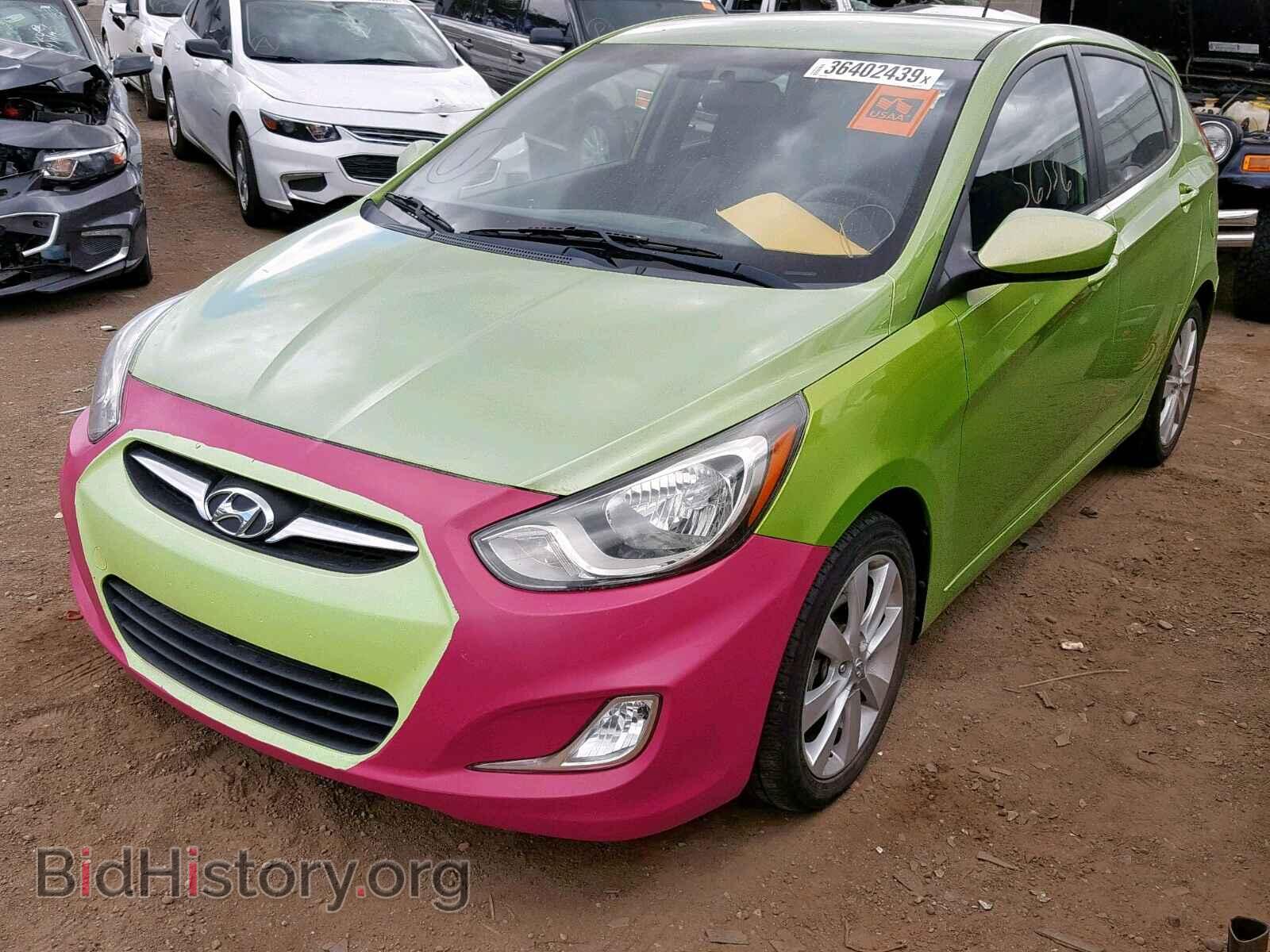 2012 HYUNDAI ACCENT - VIN: KMHCU5AE8CU037041 - Фото 2