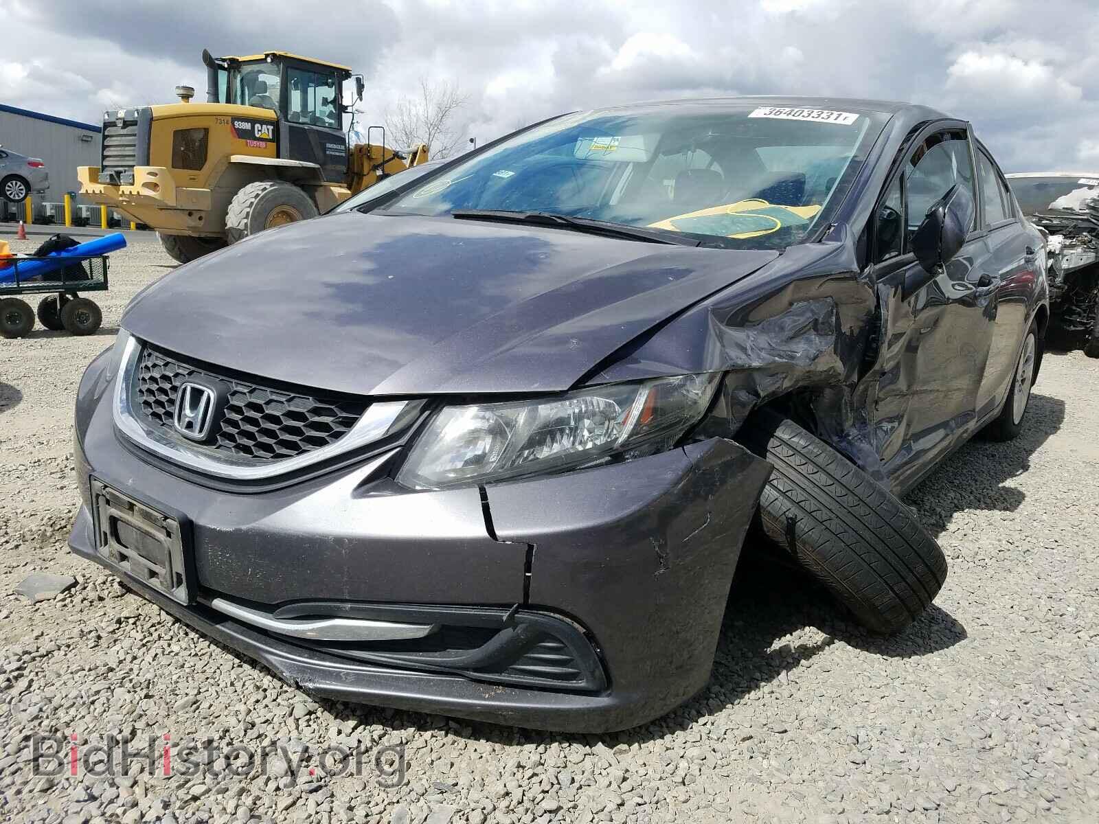 2014 HONDA CIVIC - VIN: 19XFB2F53EE245358 - Фото 2