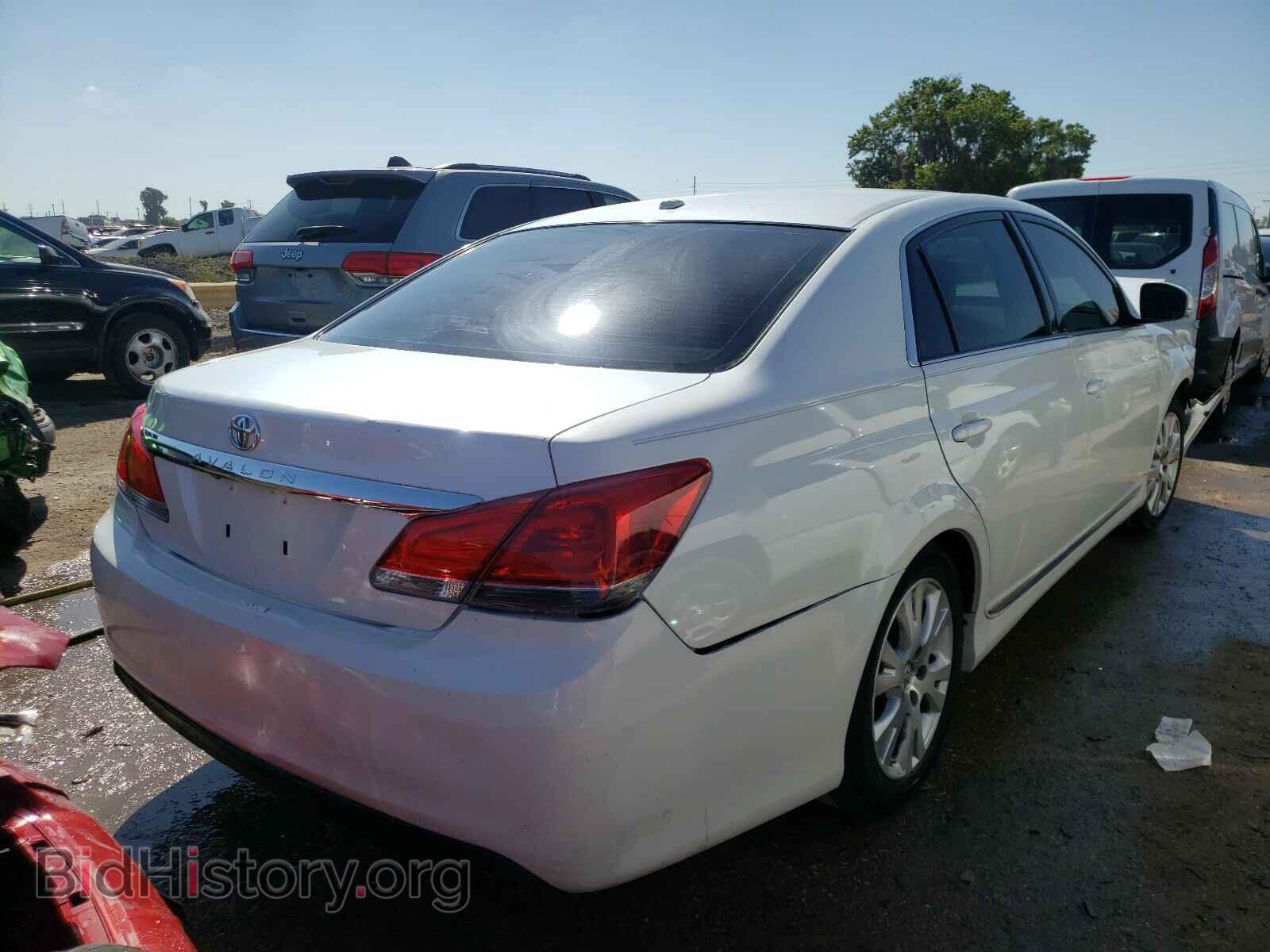 2011 TOYOTA AVALON - VIN: 4T1BK3DB0BU437746 - Фото 4