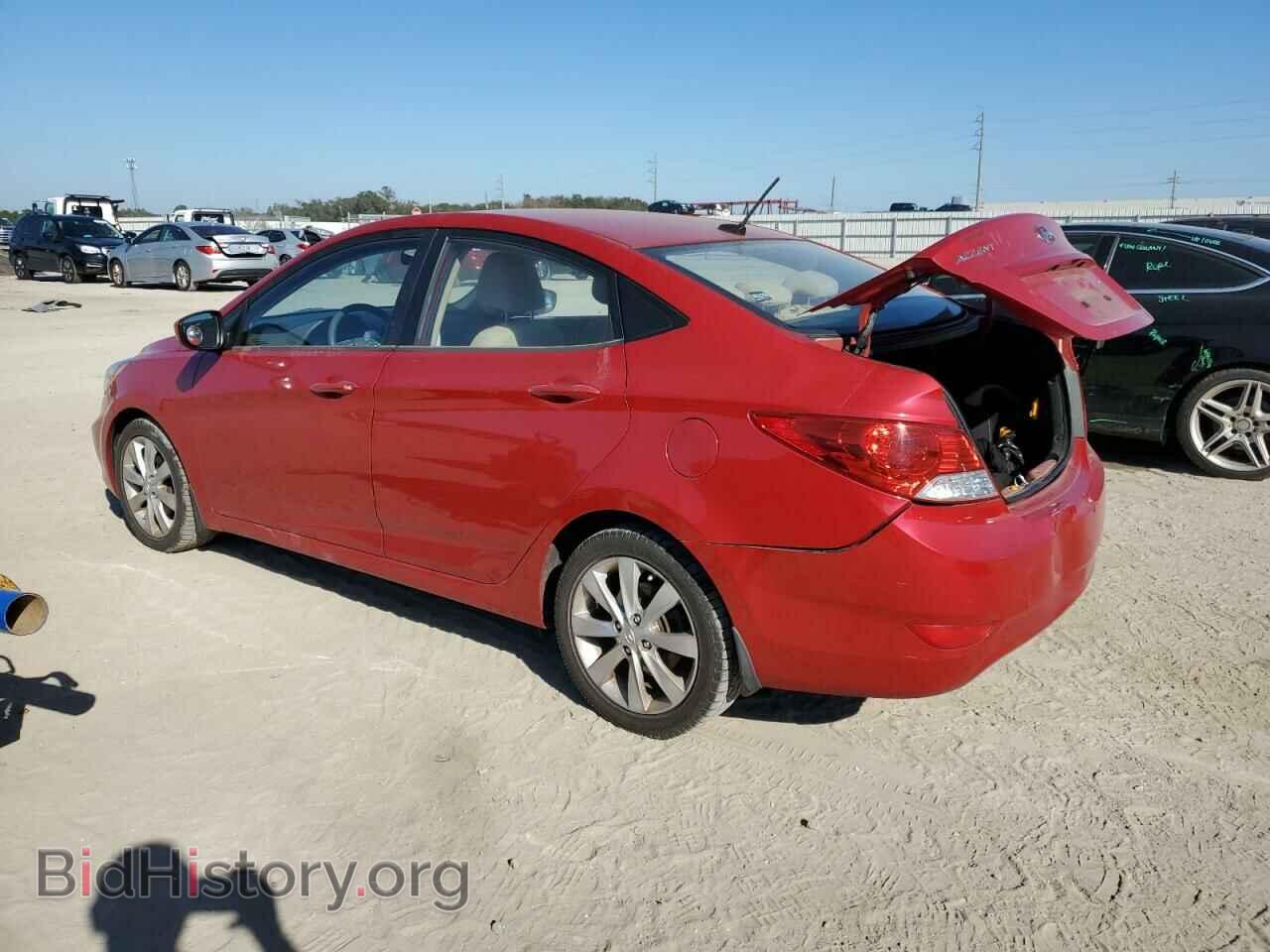 2013 HYUNDAI ACCENT - VIN: KMHCU4AE2DU575813 - Фото 2
