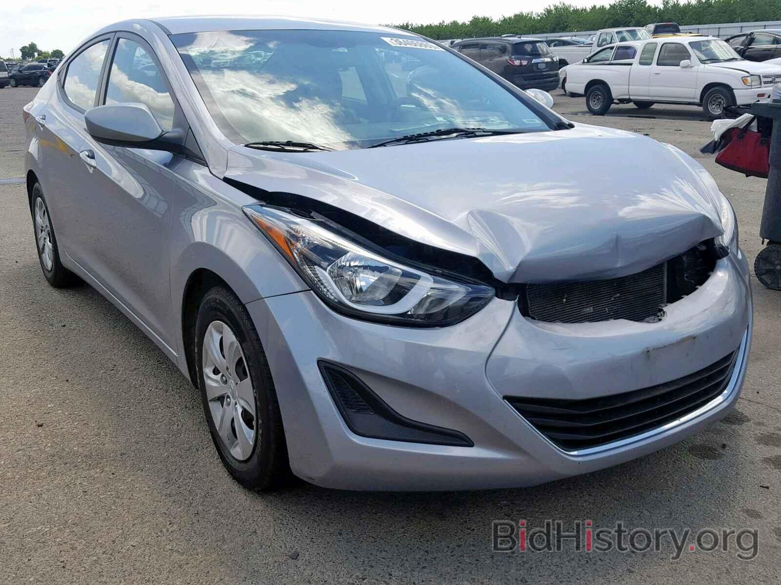 Photo 5NPDH4AE1GH769065 - HYUNDAI ELANTRA 2016