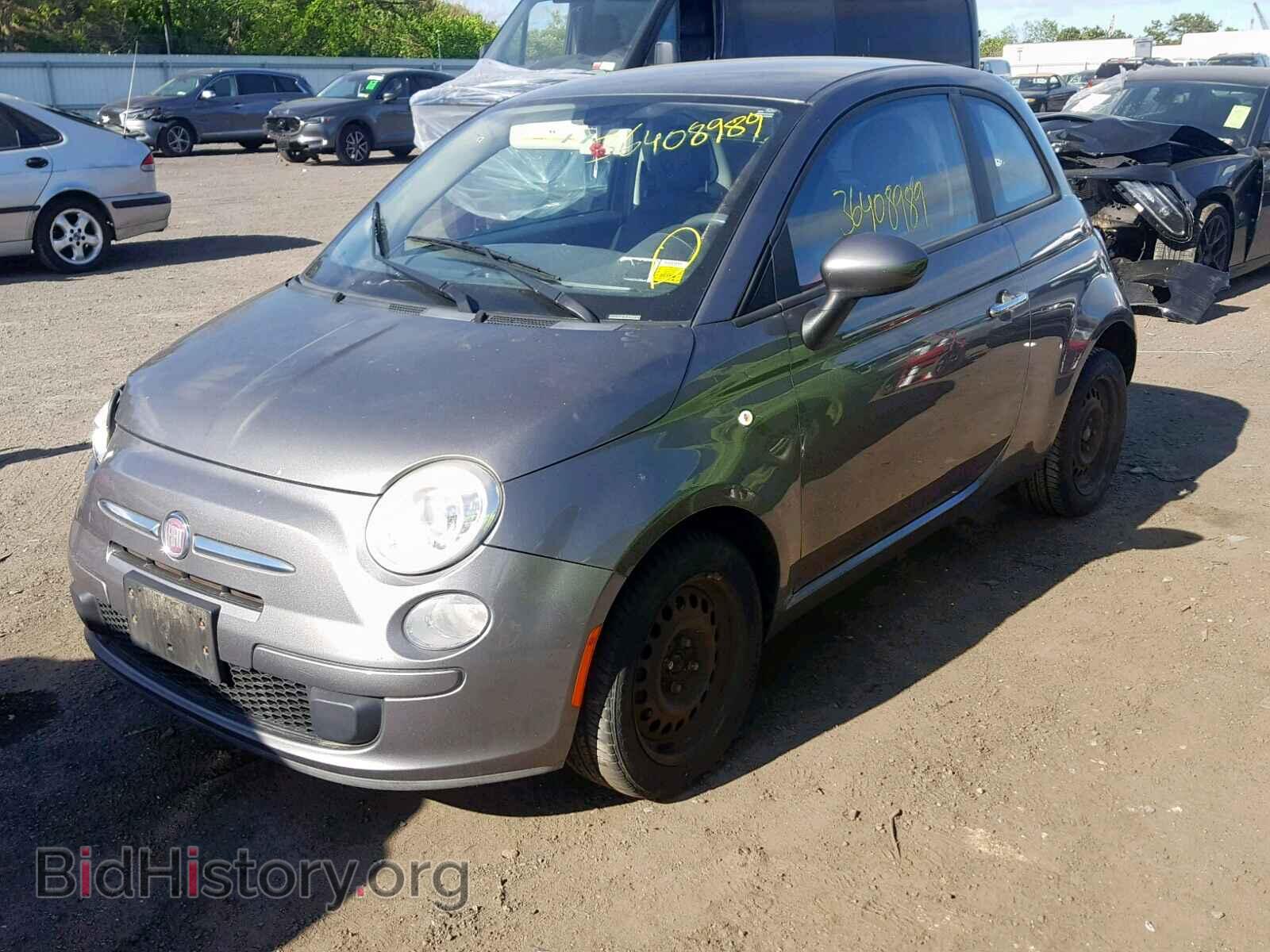 2012 FIAT 500 - VIN: 3C3CFFAR9CT117079 - Фото 2