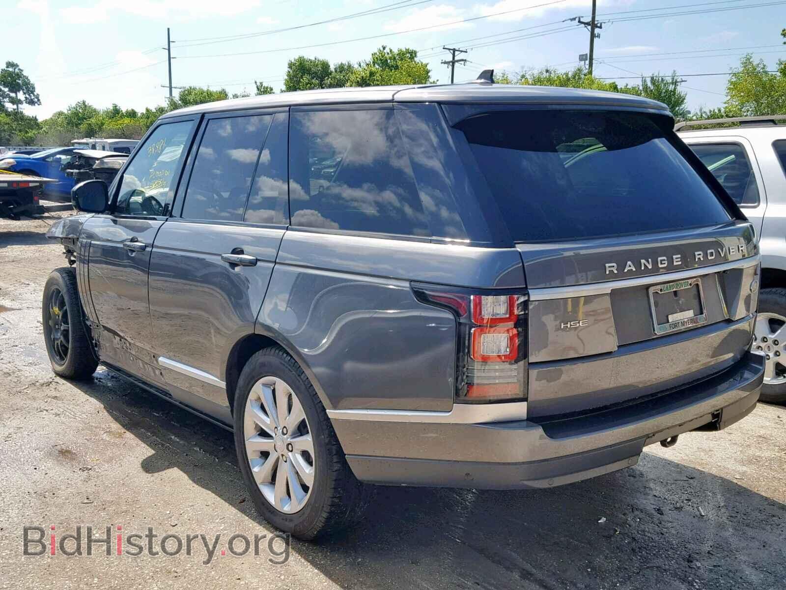 2016 LAND ROVER RANGE ROVE - VIN: SALGS2PF0GA290171 - Photo 3