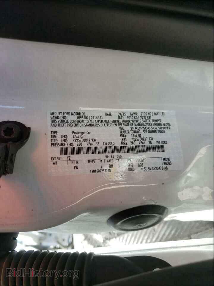 2016 FORD CMAX - VIN: 1FADP5BU5GL101012 - Фото 10
