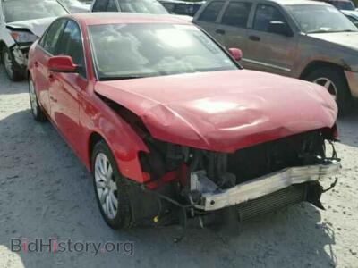 2011 Audi A4 A4 2.0T PR, red — VIN WAUEFBFL8BN055364, Copart