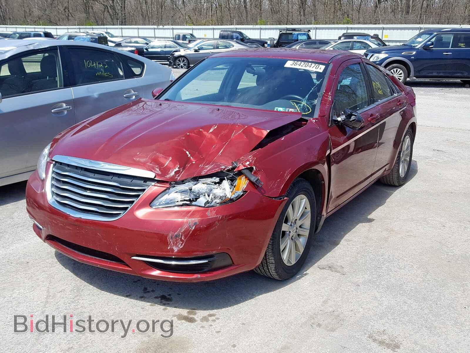 2012 CHRYSLER 200 - VIN: 1C3CCBBB1CN187825 - Фото 2