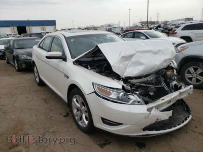 2012 Ford TAURUS Taurus SEL, white — VIN 1FAHP2EW7CG125246, Copart