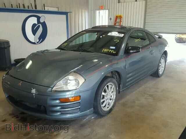 2001 MITSUBISHI ECLIPSE - VIN: 4A3AC44G71E199446 - Фото 2