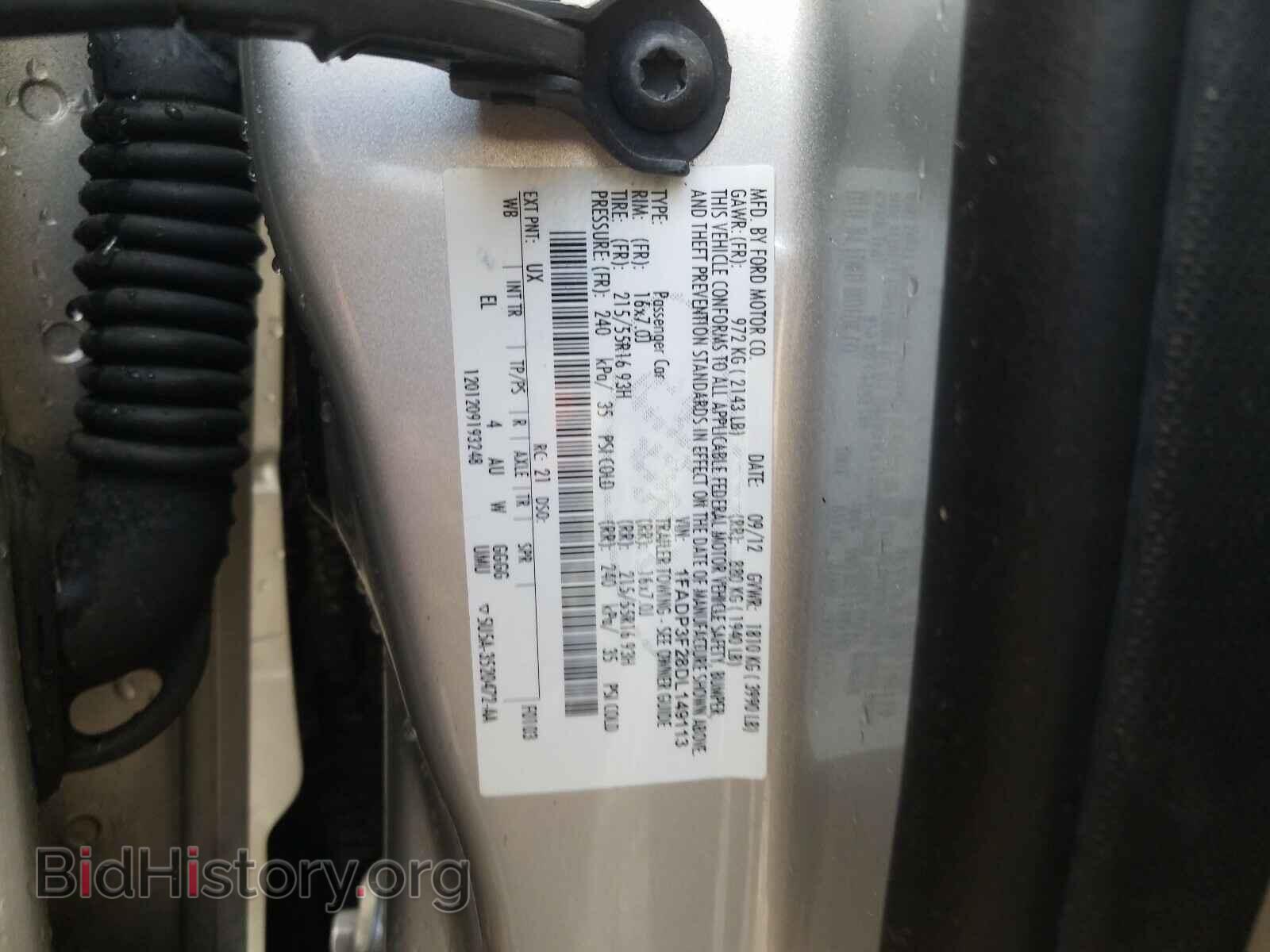 2013 FORD FOCUS - VIN: 1FADP3F28DL149113 - Photo 10