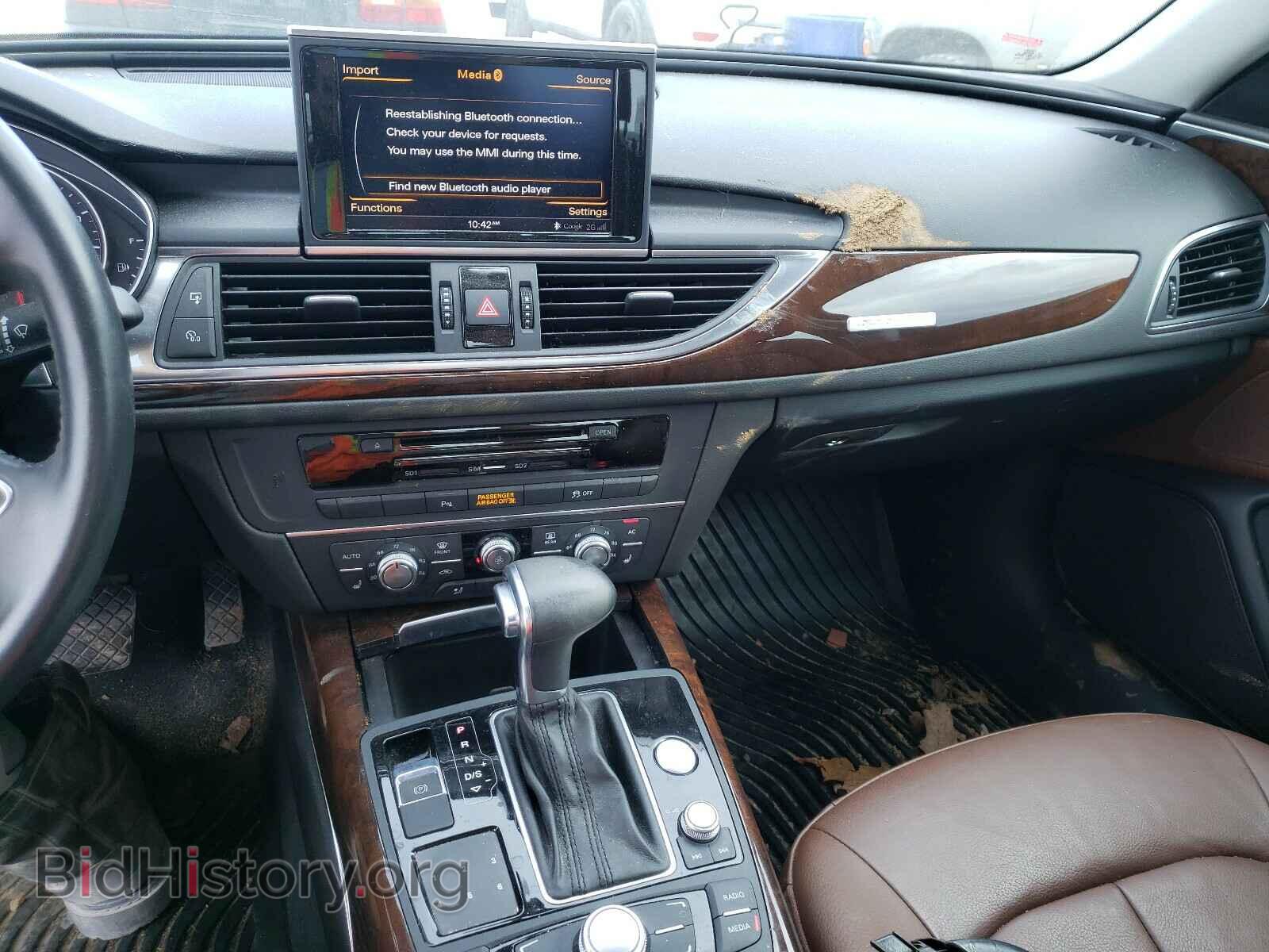 2012 AUDI A6 - VIN: WAUGGAFC1CN163438 - Фото 9