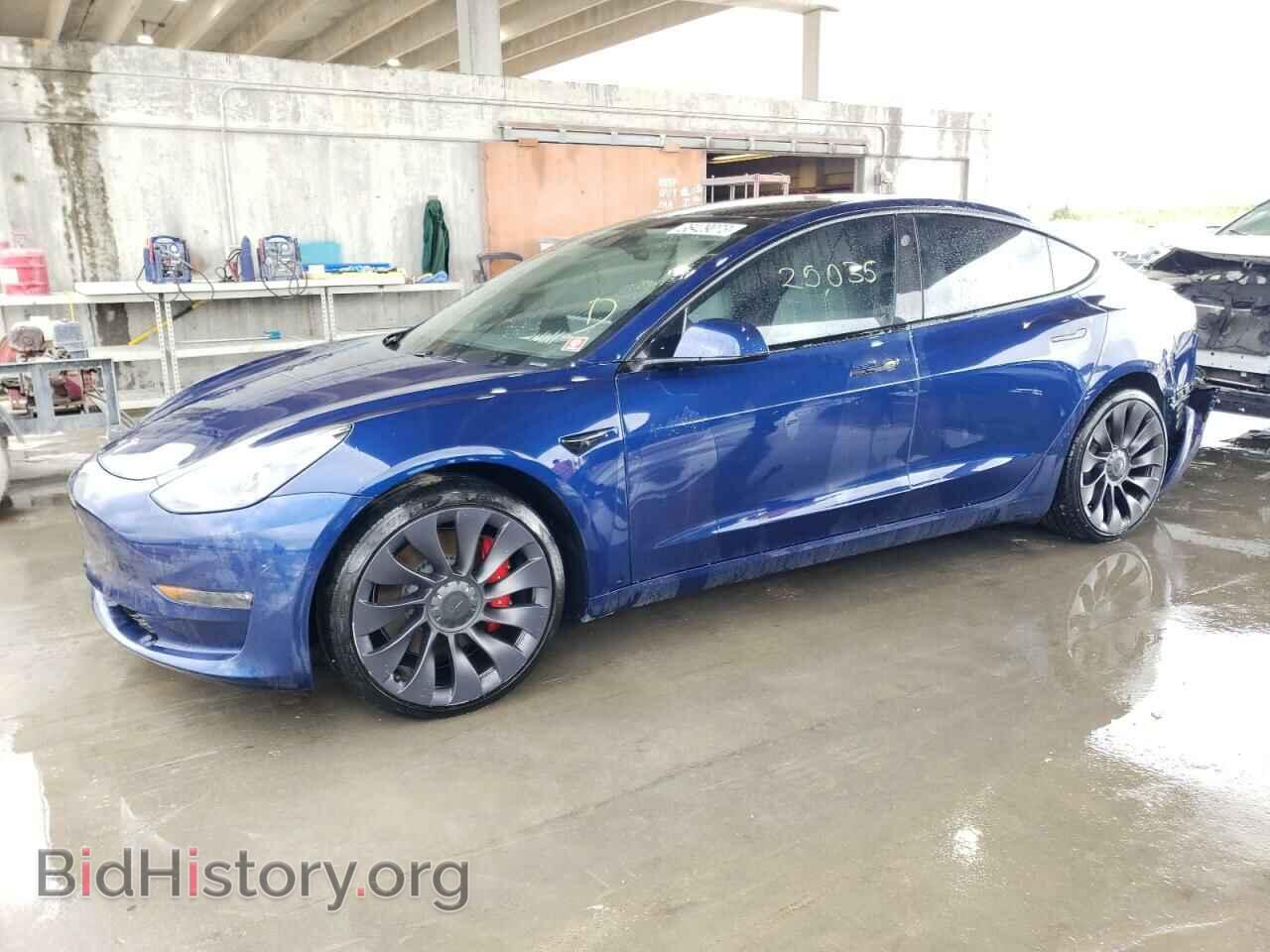Photo 5YJ3E1EC3MF984551 - TESLA MODEL 3 2021