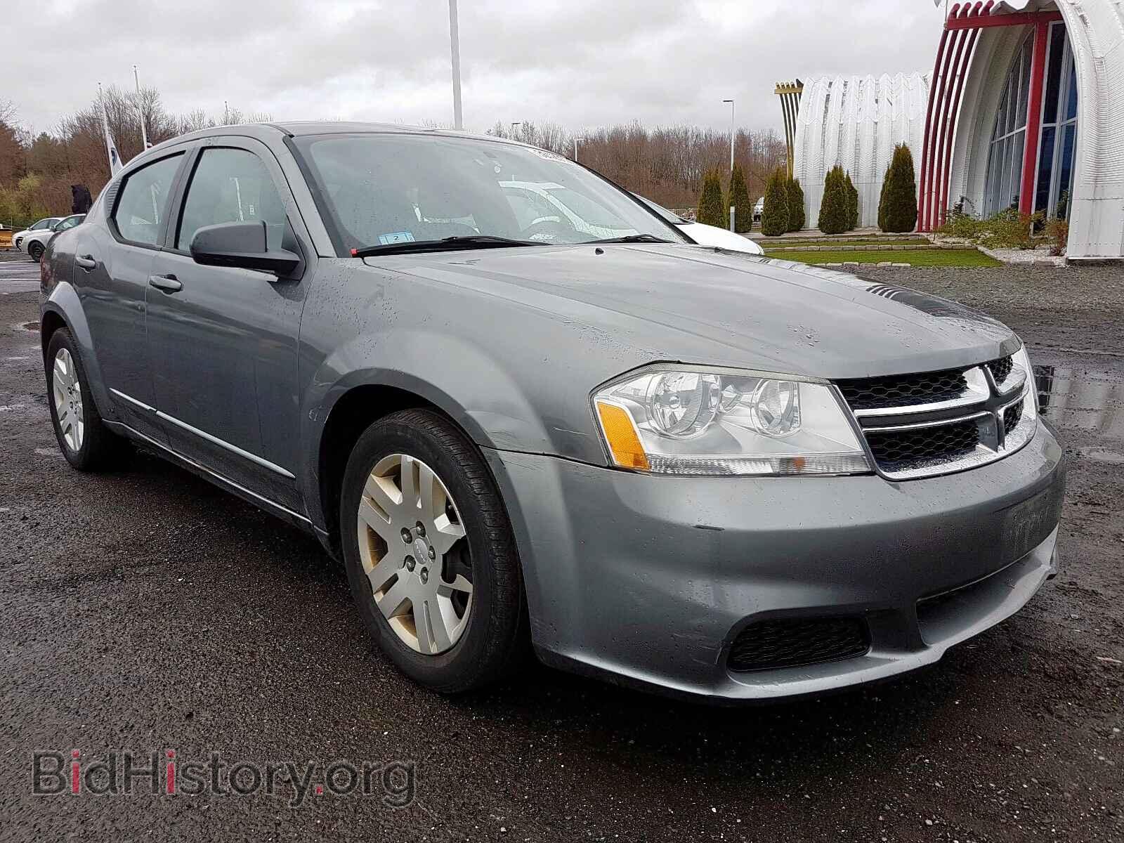 Photo 1C3CDZAB7CN323785 - DODGE AVENGER 2012