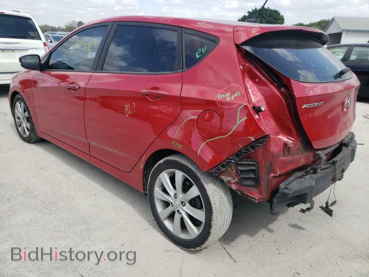2013 HYUNDAI ACCENT - VIN: KMHCU5AE0DU108167 - Фото 3