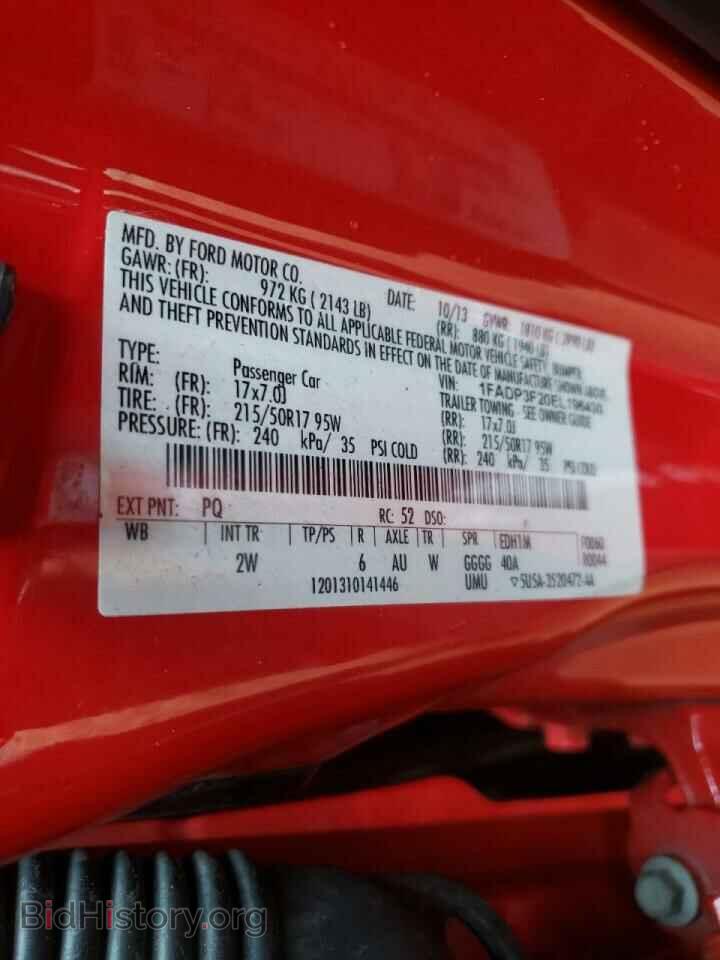 2014 FORD FOCUS - VIN: 1FADP3F20EL196430 - Photo 10