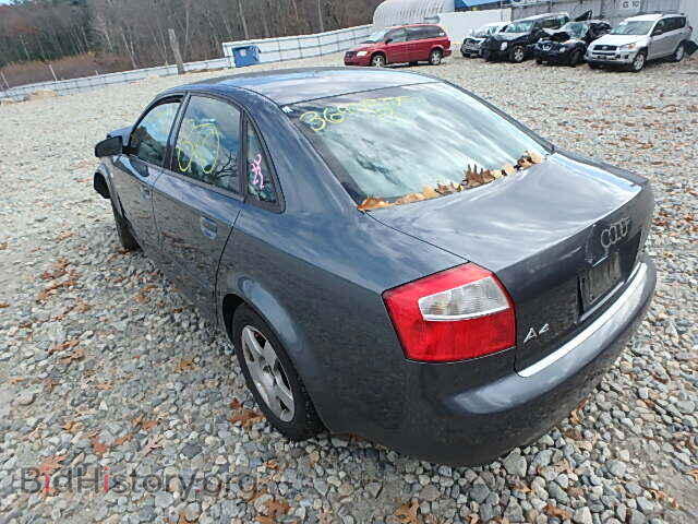 2002 AUDI A4 - VIN: WAULC68EX2A309878 - Фото 3