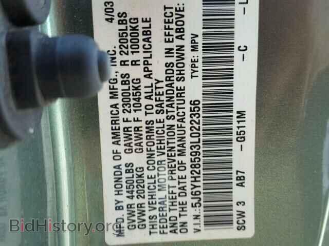 2003 HONDA ELEMENT - VIN: 5J6YH28593L022356 - Photo 10