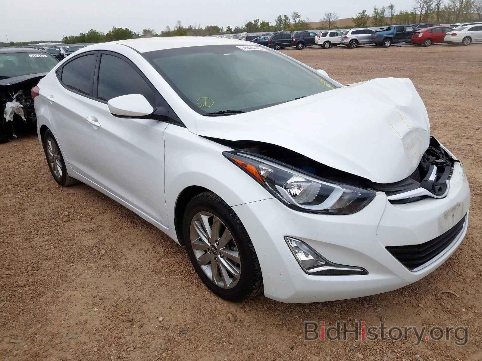 Photo 5NPDH4AE5GH673536 - HYUNDAI ELANTRA 2016