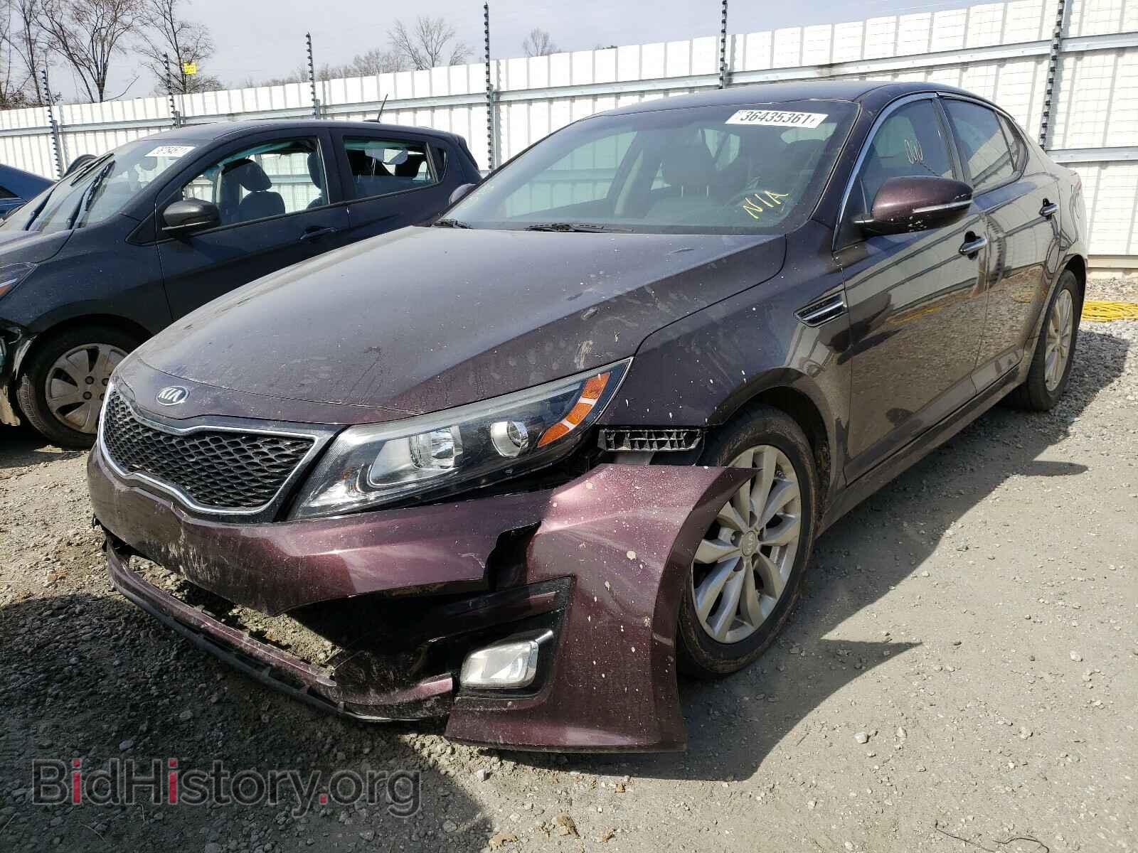 2015 KIA OPTIMA - VIN: 5XXGN4A74FG460157 - Фото 2