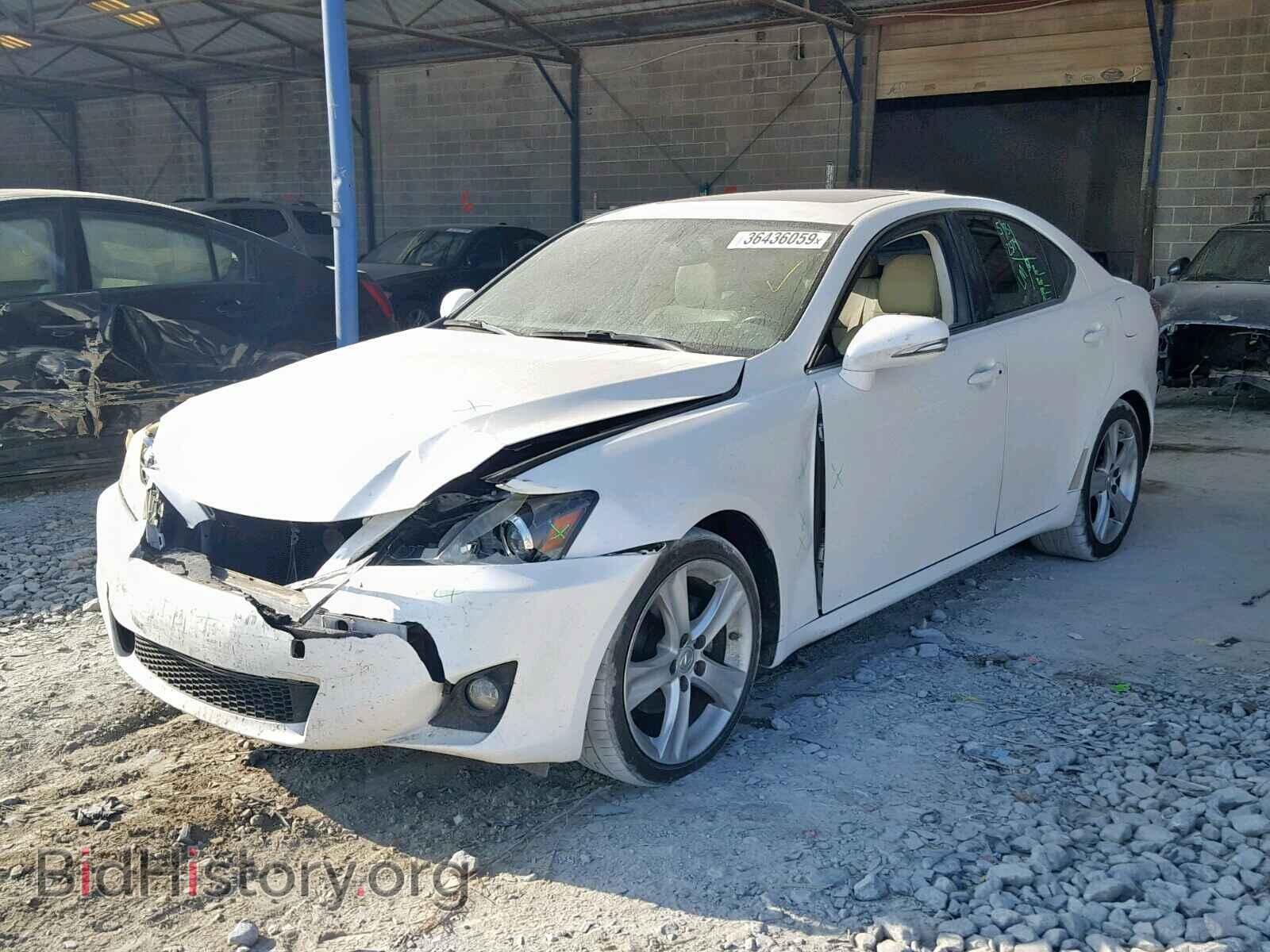 2011 LEXUS IS 250 - VIN: JTHBF5C25B5143287 - Фото 2