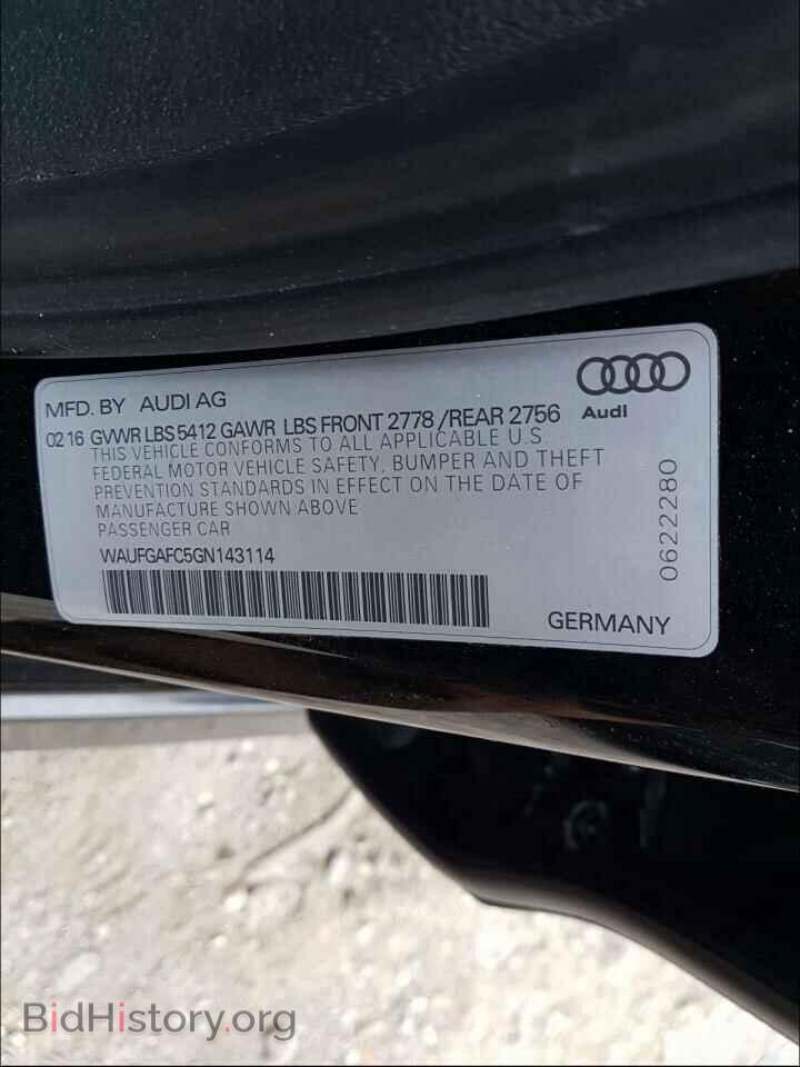 2016 AUDI A6 - VIN: WAUFGAFC5GN143114 - Photo 10
