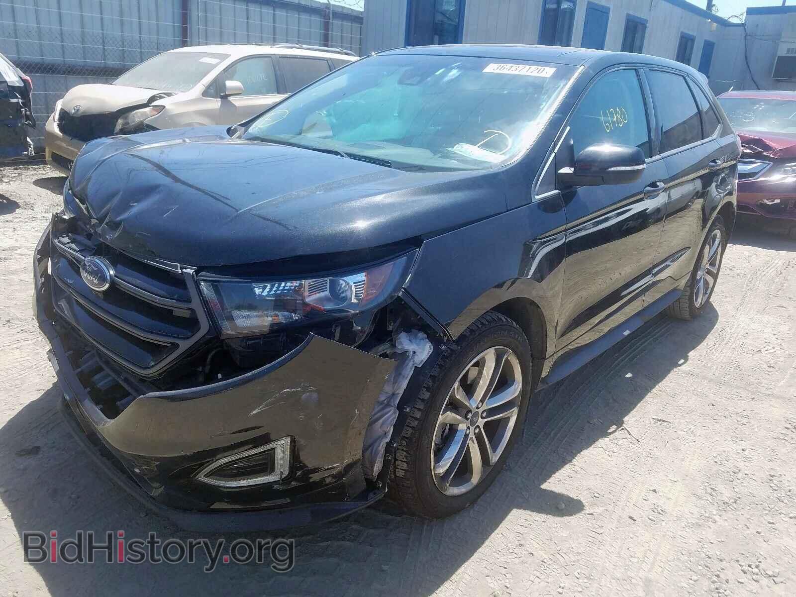 2015 FORD EDGE - VIN: 2FMTK4AP8FBB27799 - Фото 2