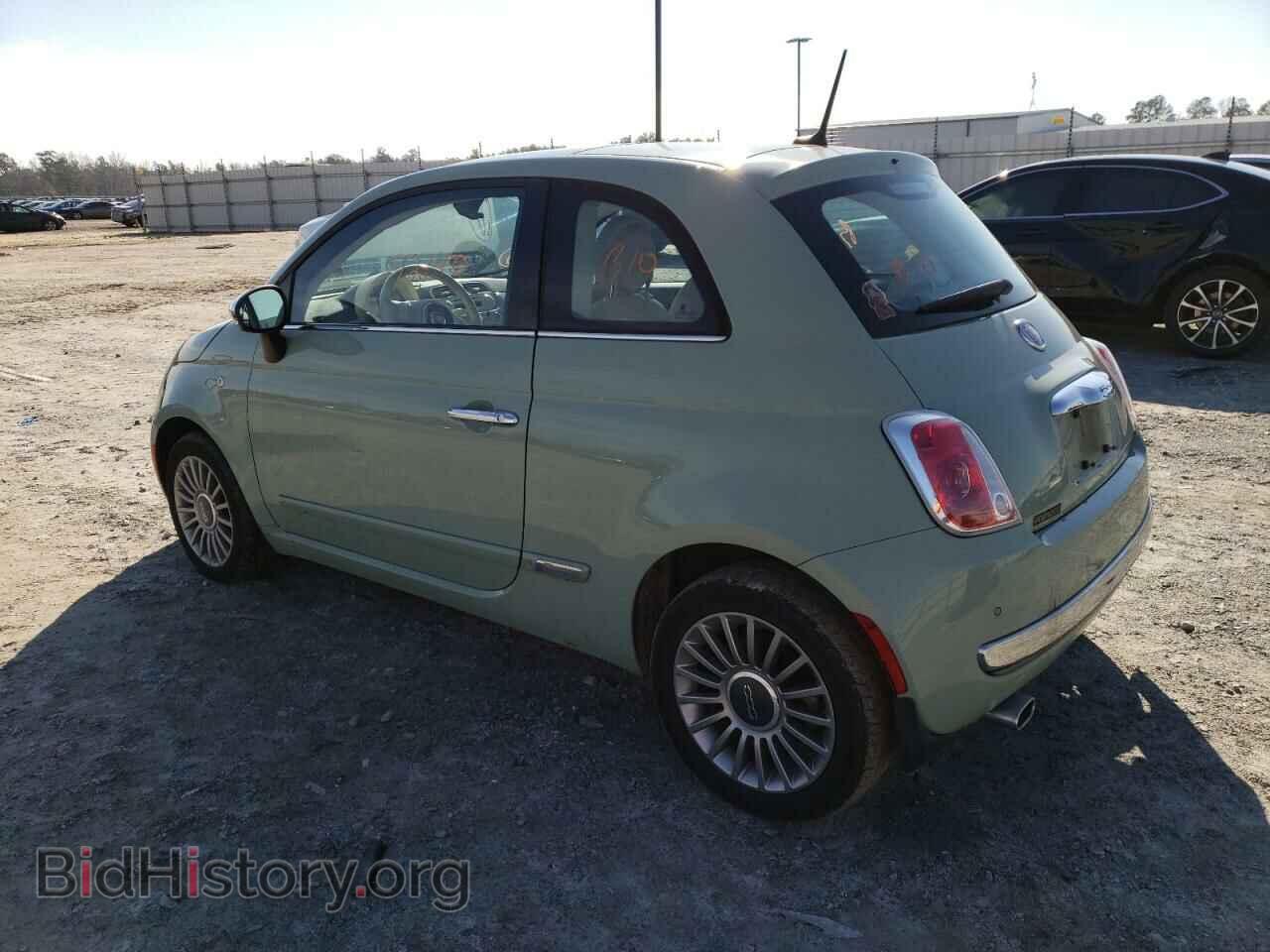 2012 FIAT 500 - VIN: 3C3CFFCR5CT383423 - Фото 2