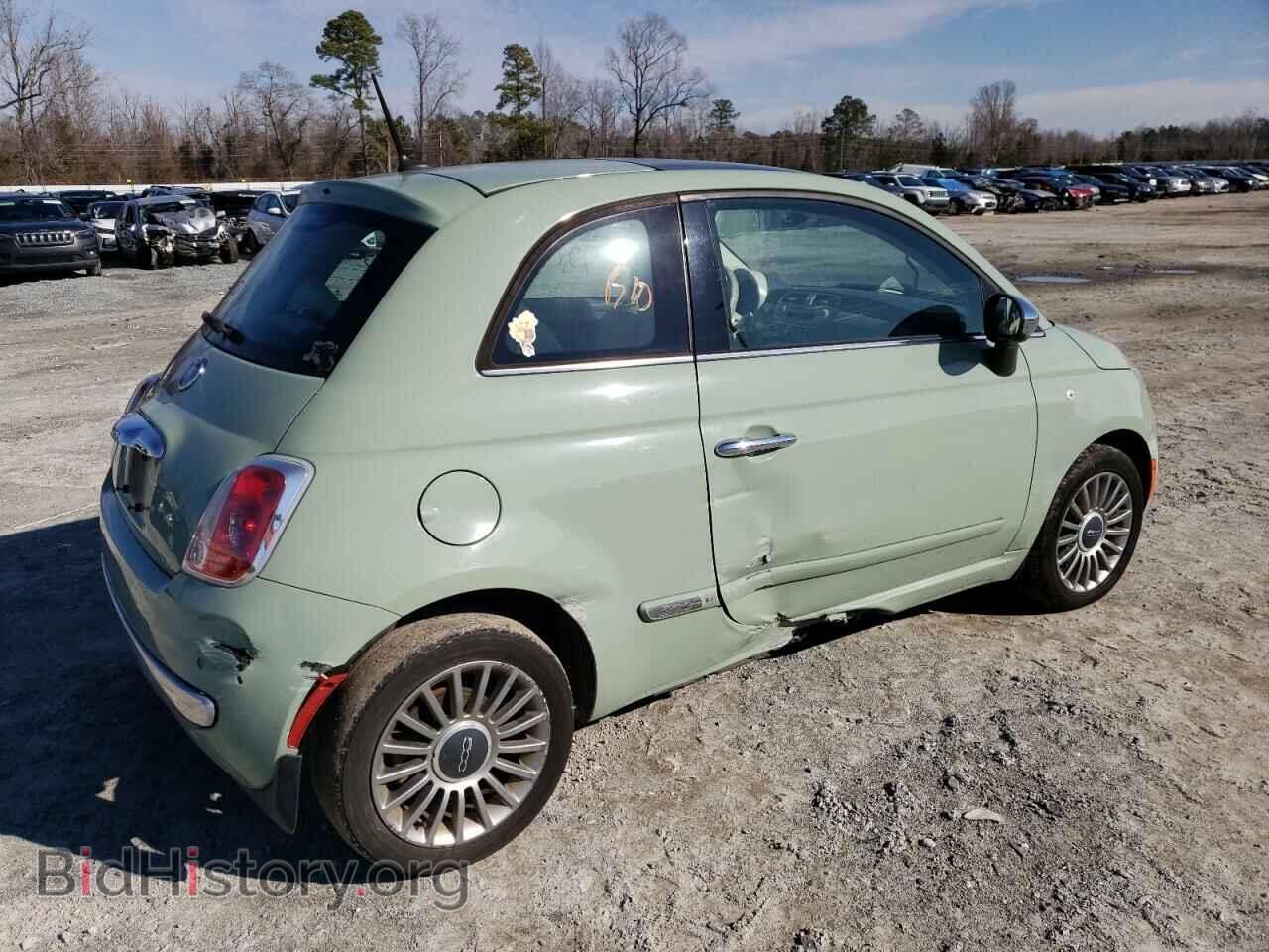2012 FIAT 500 - VIN: 3C3CFFCR5CT383423 - Фото 3