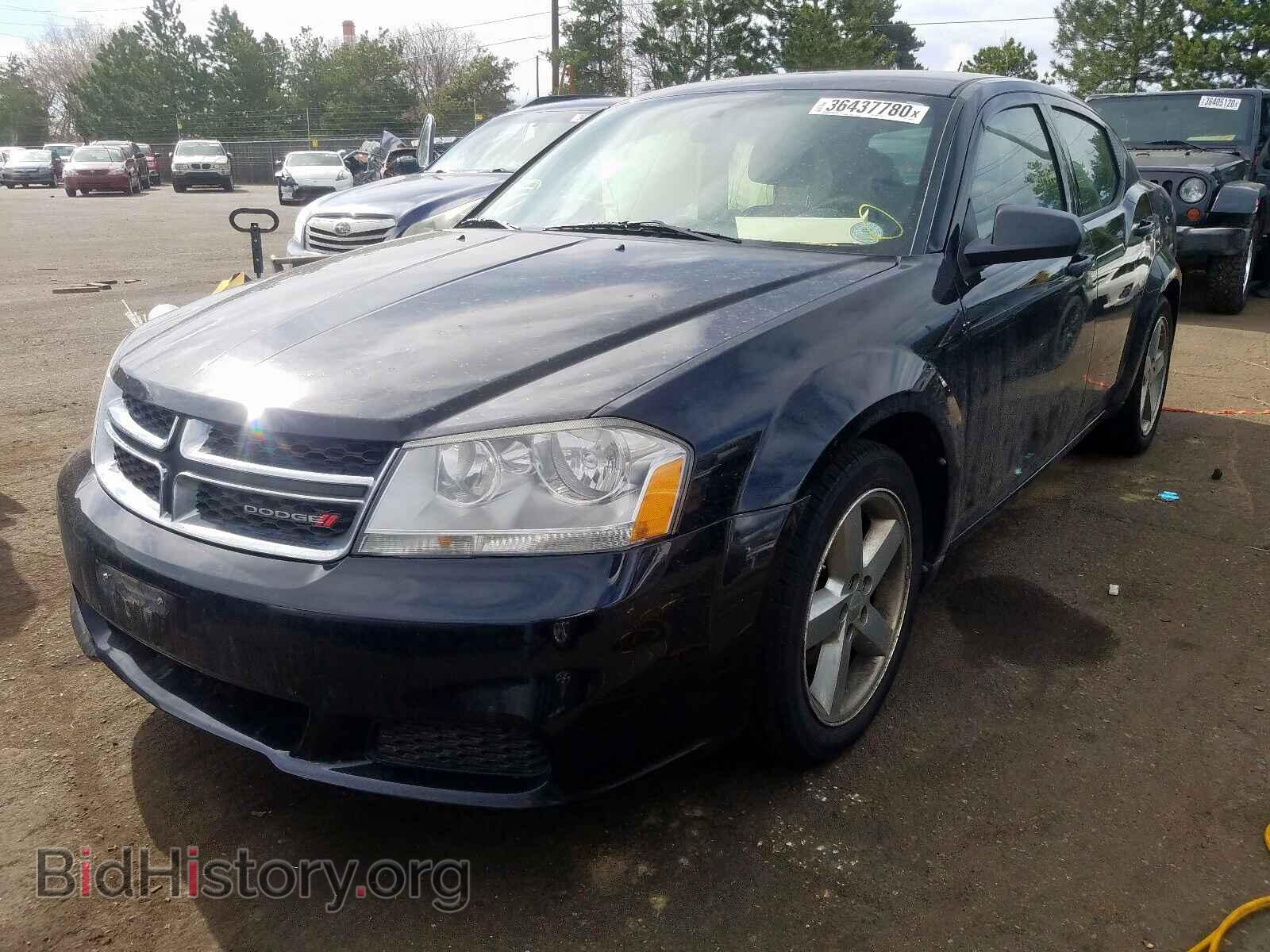 2014 DODGE AVENGER - VIN: 1C3CDZAB9EN110761 - Фото 2