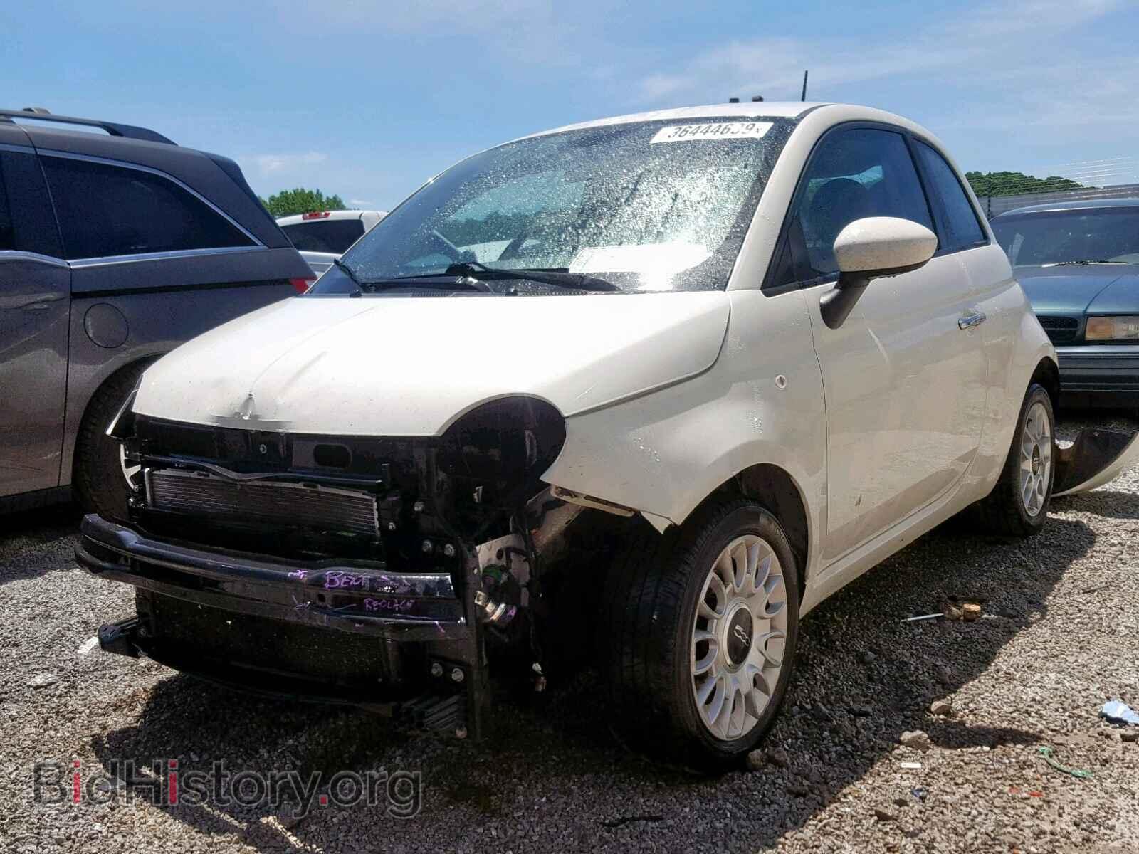 2013 FIAT 500 - VIN: 3C3CFFARXDT570404 - Фото 2