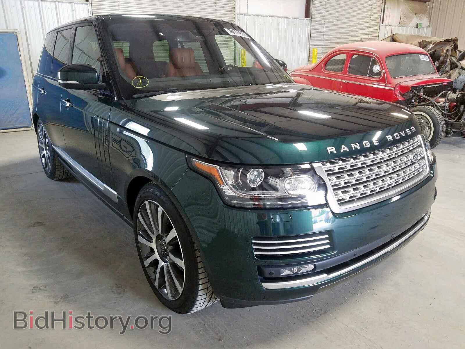 Фотография SALGV2EF6GA245634 - LAND ROVER RANGEROVER 2016