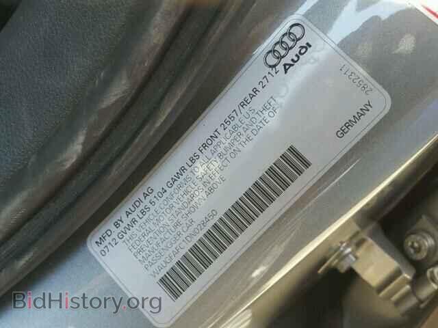 2013 AUDI A6 - VIN: WAUGFAFC1DN028450 - Фото 10