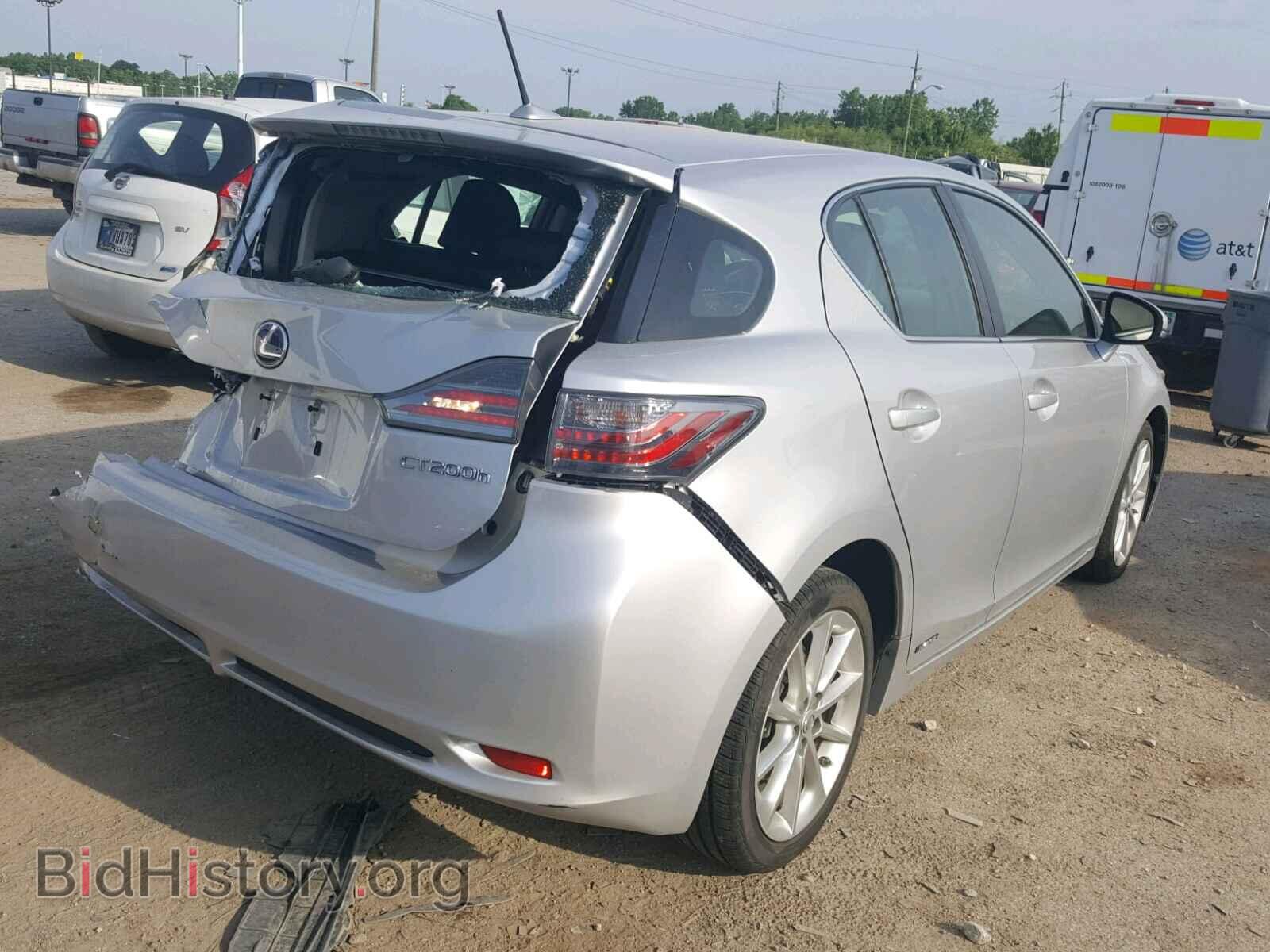 2011 LEXUS CT 200 - VIN: JTHKD5BH0B2034961 - Фото 4