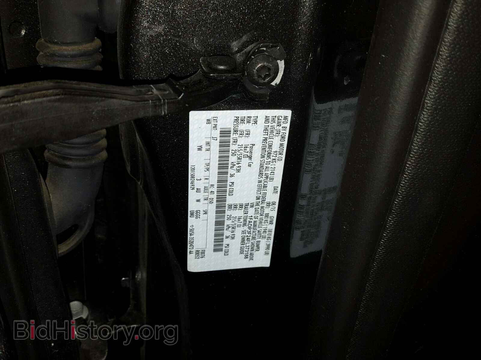 2015 FORD FOCUS - VIN: 1FADP3F24FL373188 - Фото 10