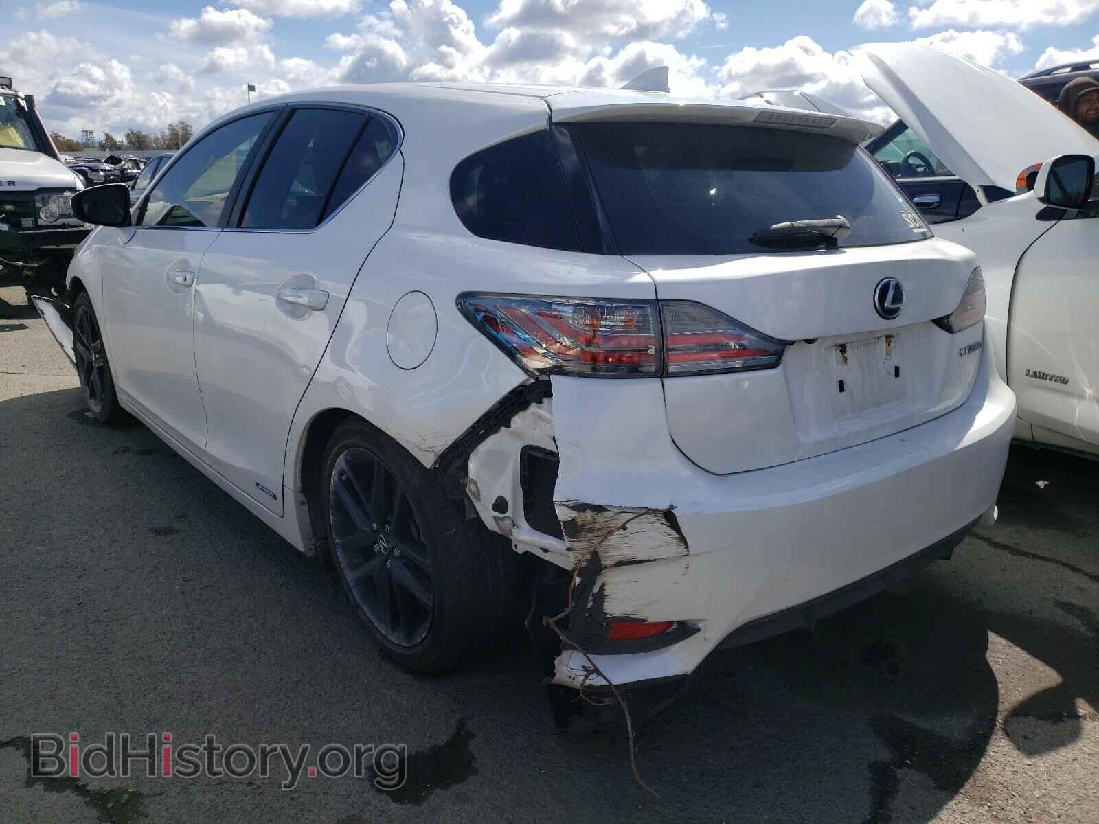 2014 LEXUS CT 200 - VIN: JTHKD5BH9E2201693 - Фото 3