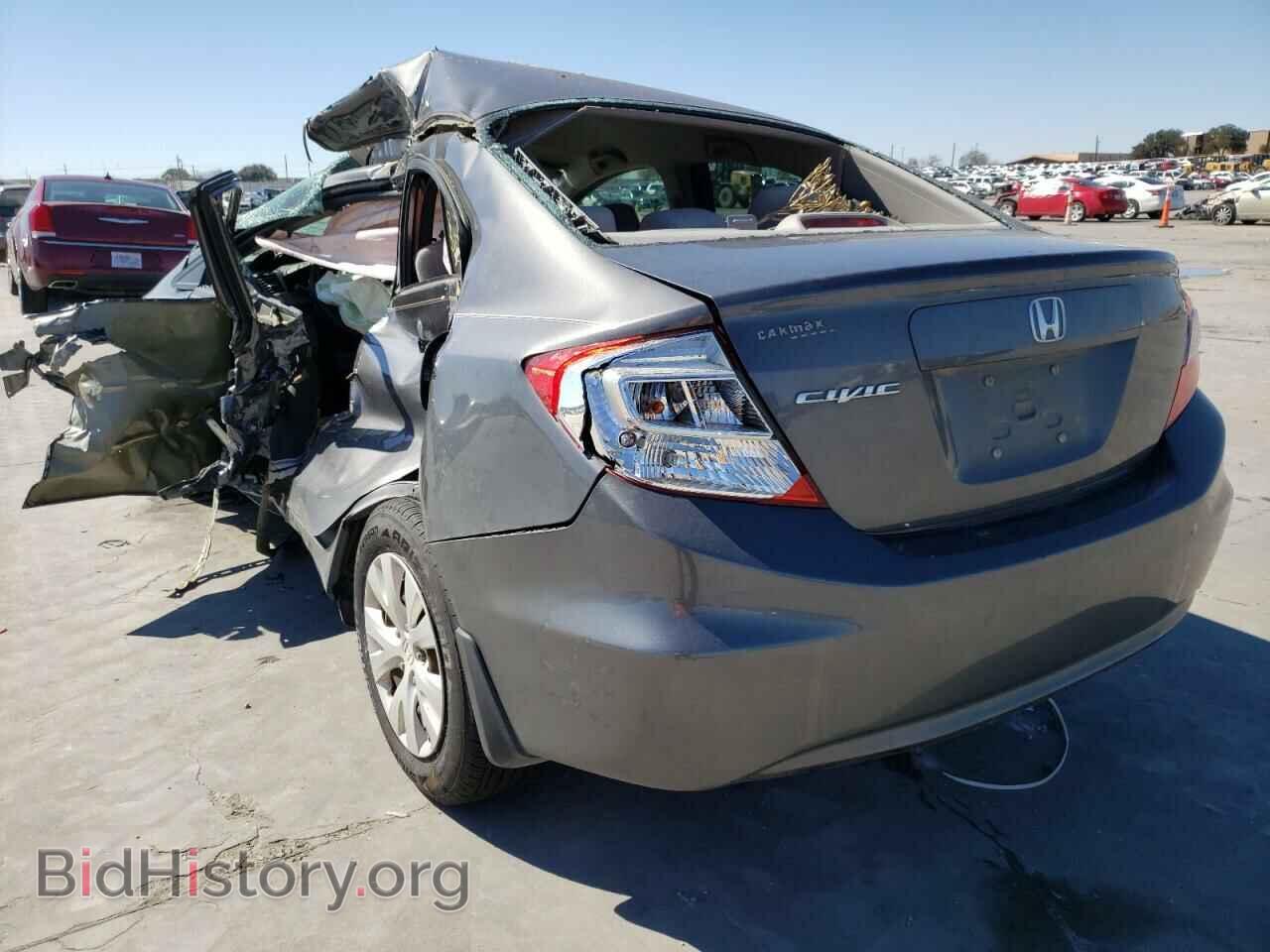 2012 HONDA CIVIC - VIN: 2HGFB2F50CH599664 - Фото 3